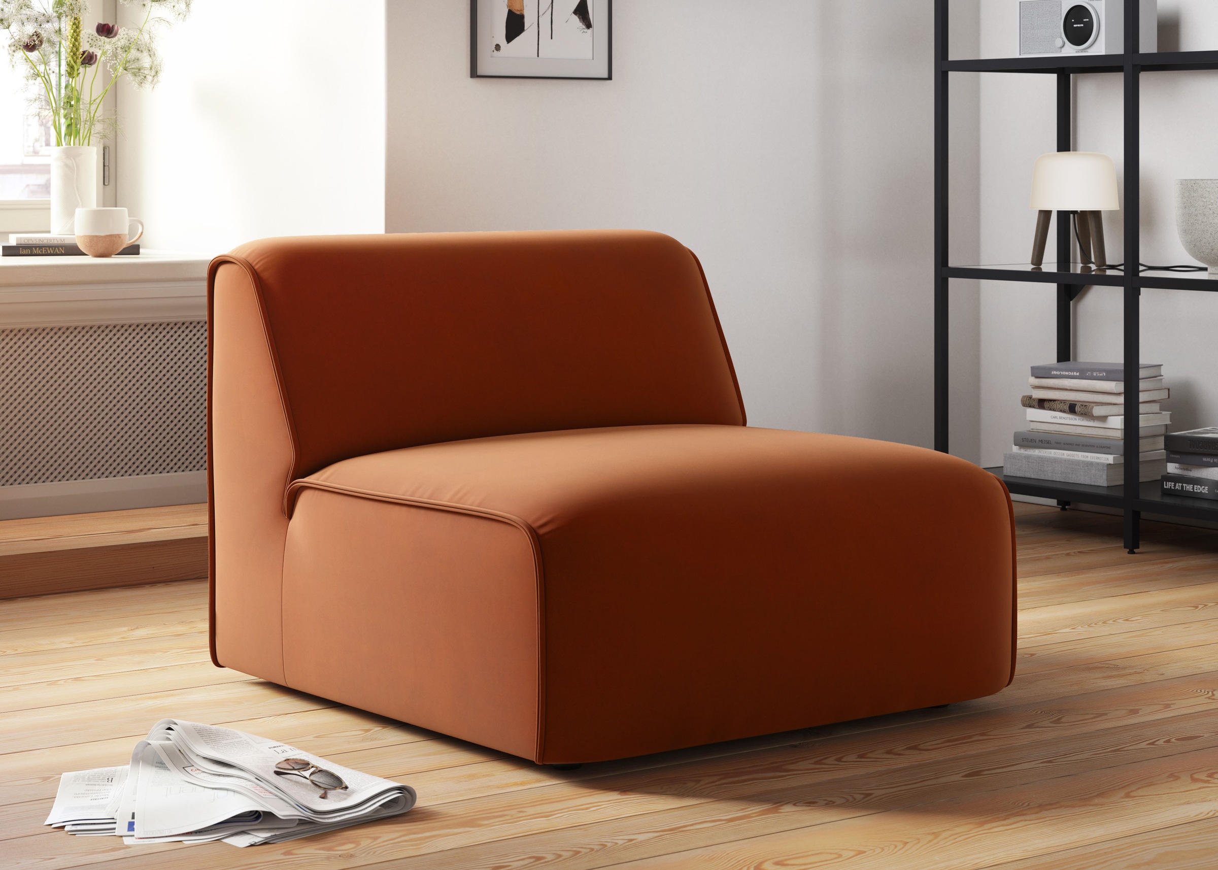 RAUM.ID Sessel »Merid Sofa-Mittelelement, Maße B/T/H: 84/97/46 cm«, als Mod günstig online kaufen