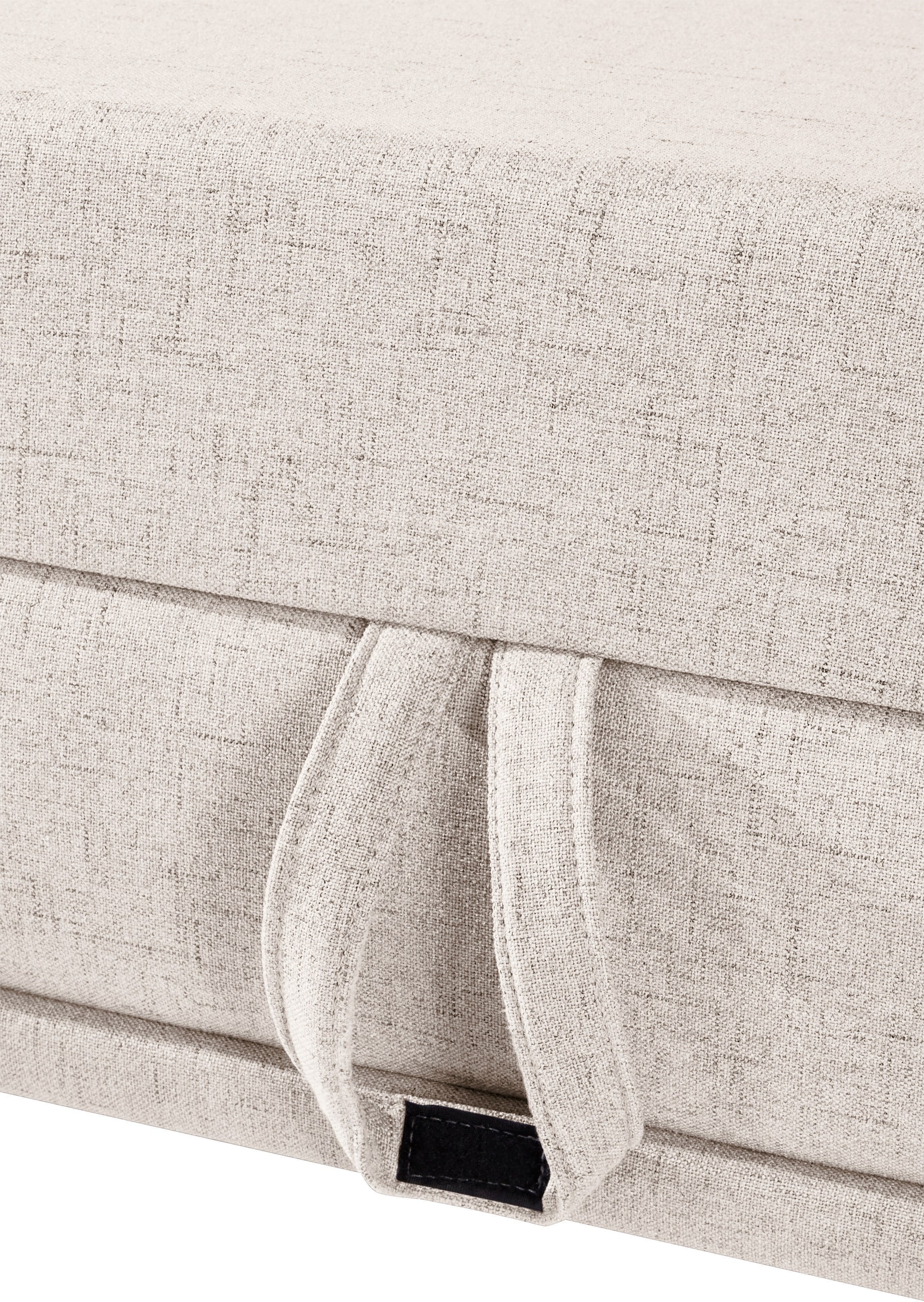 Places of Style Wohnlandschaft »Costello U-Form, mit Sitztiefenverstellung, Armteilverstellung und«, 3 Nierenkissen, optional Bettfunktion und Bettkasten