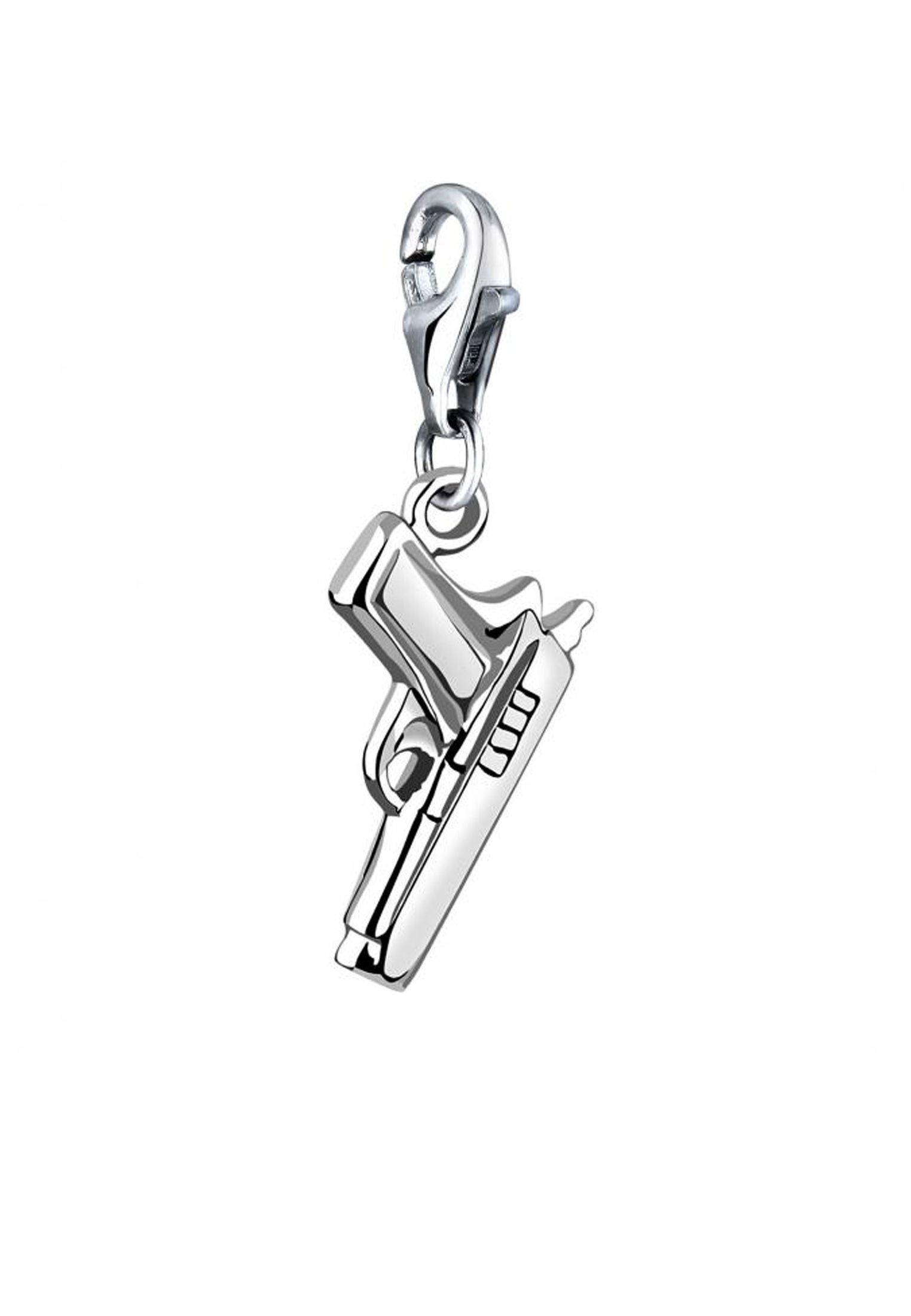 Nenalina Charm-Einhänger »Pistolen-Symbol Anhänger 925 Silber«