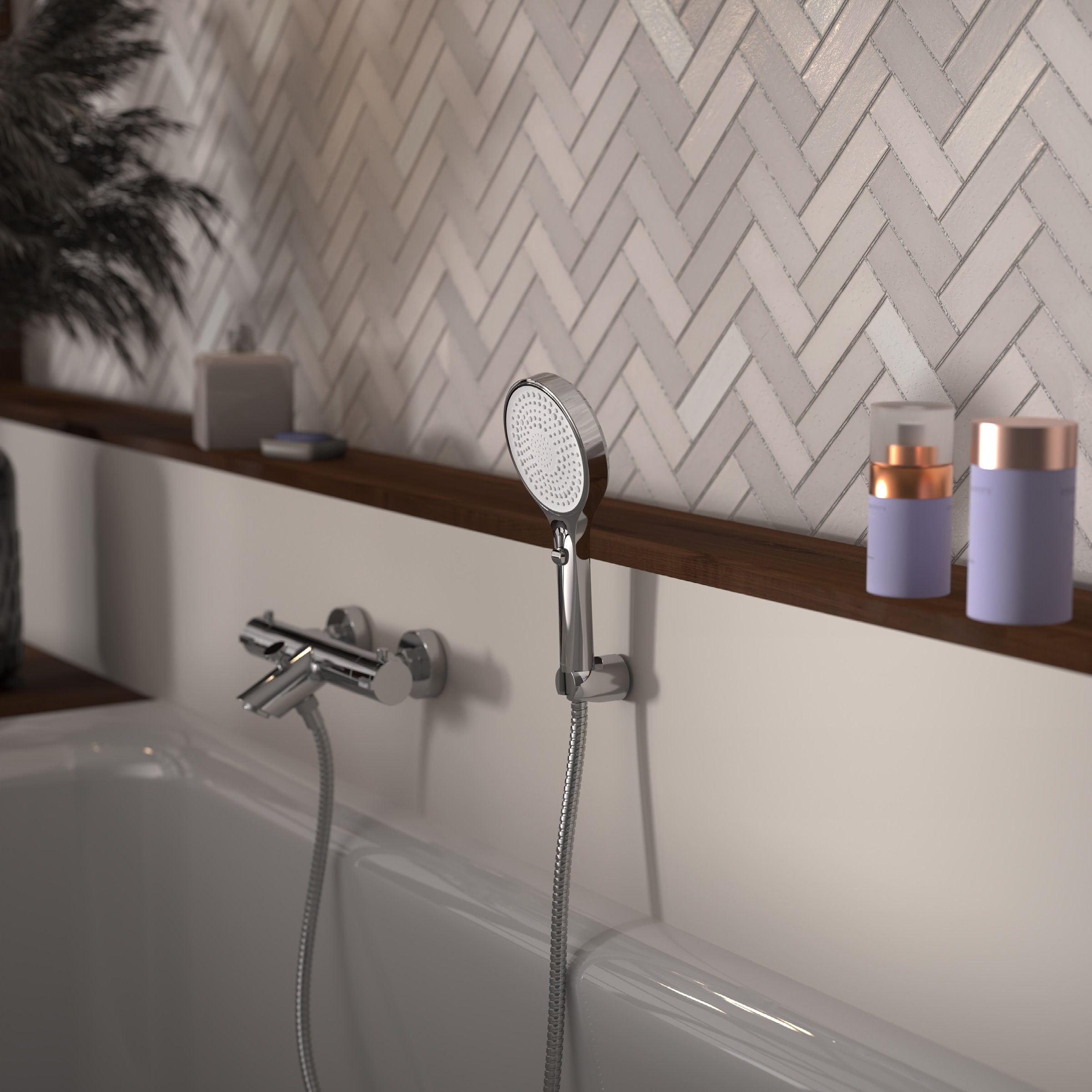 Schütte Handbrause »IBIZA« 3-fach verstellbar, Antikalk-Noppen, wasserspare günstig online kaufen