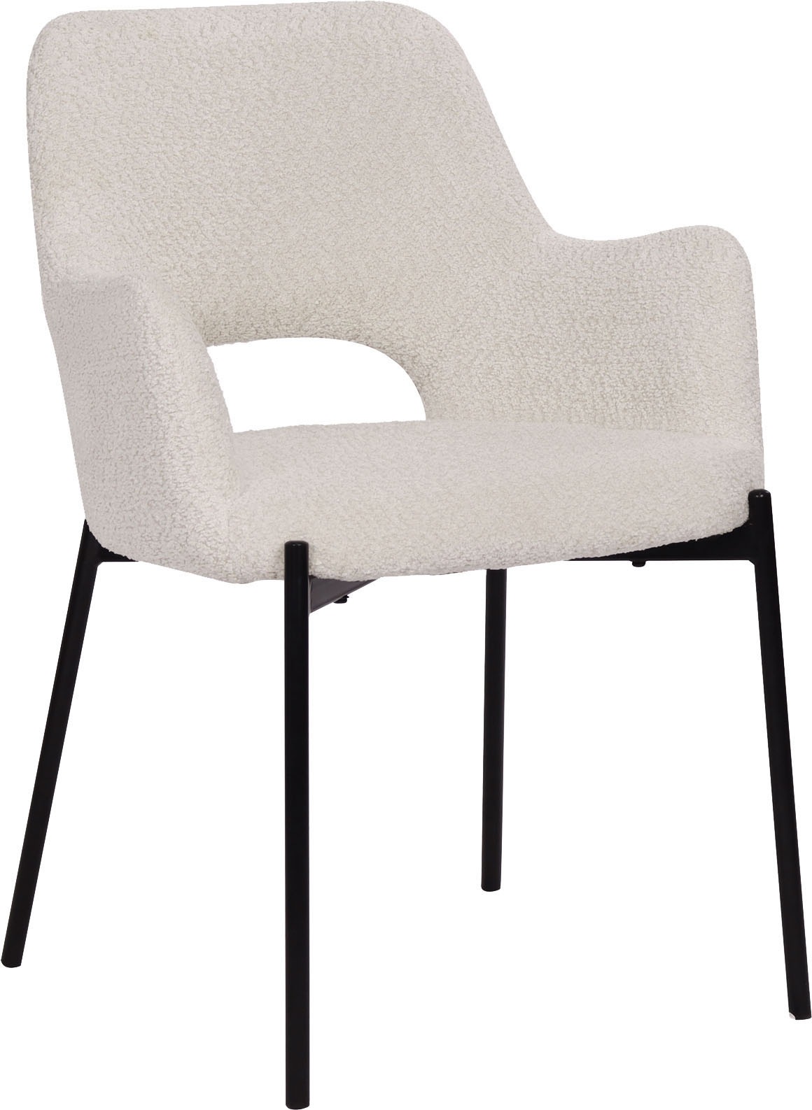 SIT Armlehnstuhl, (Set), 2 St., Bouclé, mit Rücken Cut-Out