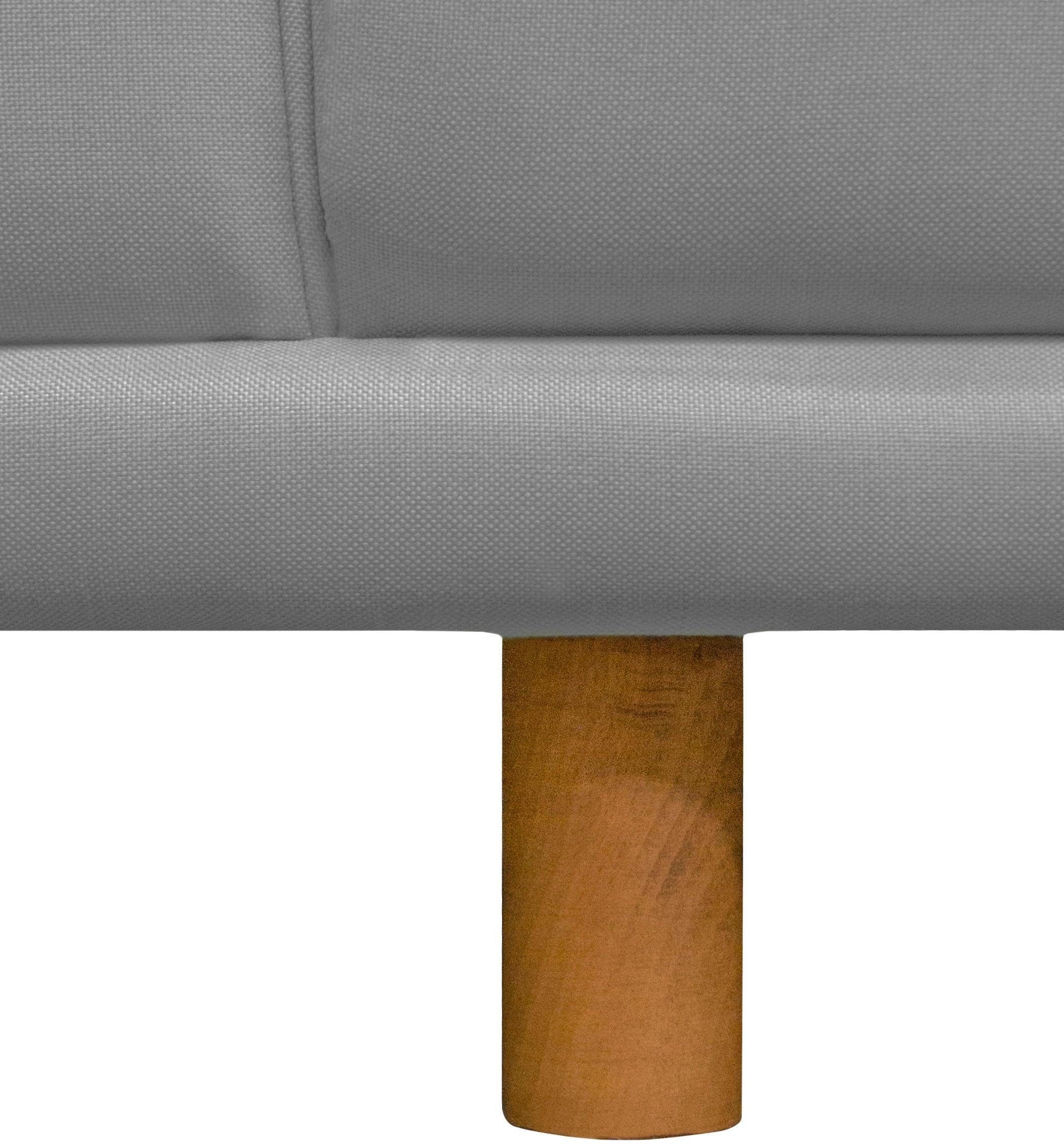 andas Ecksofa »Maroon L-Form«, in skandinavischem Design, mit losen Kissen