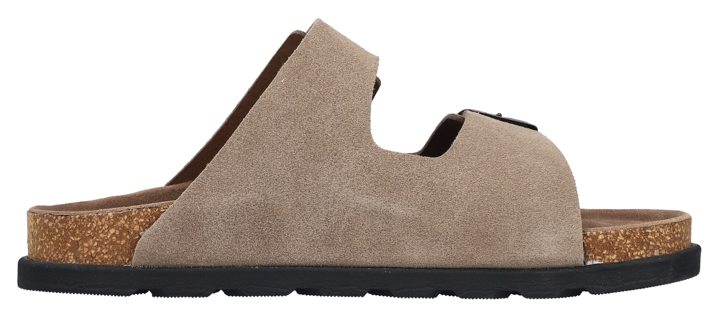 Rieker Pantolette, Sommerschuh, Strandschuh, Hausschuh mit bequemem Fußbett