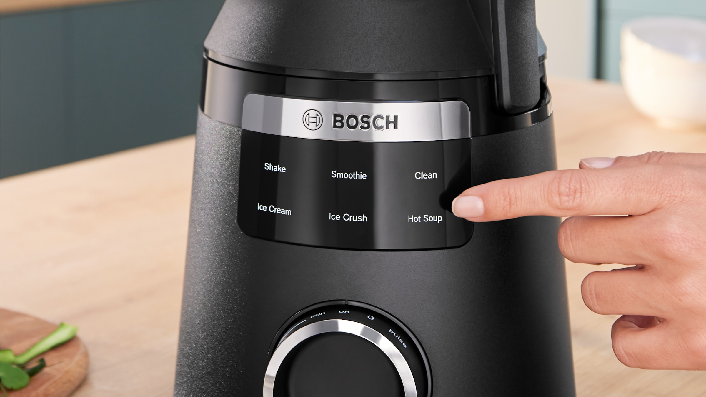 BOSCH Standmixer »VitaPower Serie 6 MMBD665B1, Hochleistungsmixer, 45.000 rpm, schwarz«, 1800 W, 2l, 6 Automatikprogramme inkl heiße Suppe, Stopfer, Sicherheitsdeckel