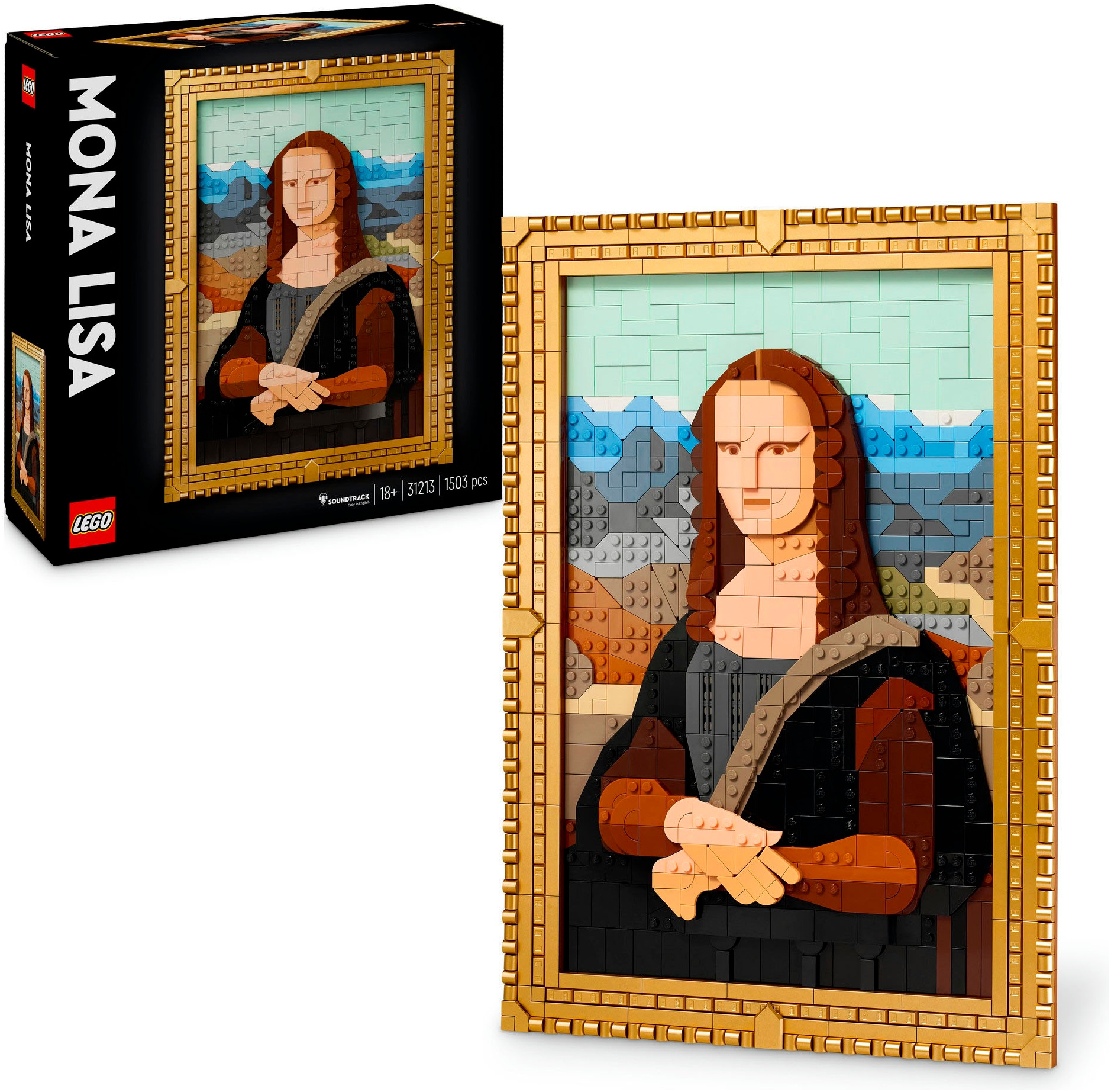 LEGO® Konstruktionsspielsteine »Mona Lisa (31213), LEGO ART«, (1503 St.), Made in Europe