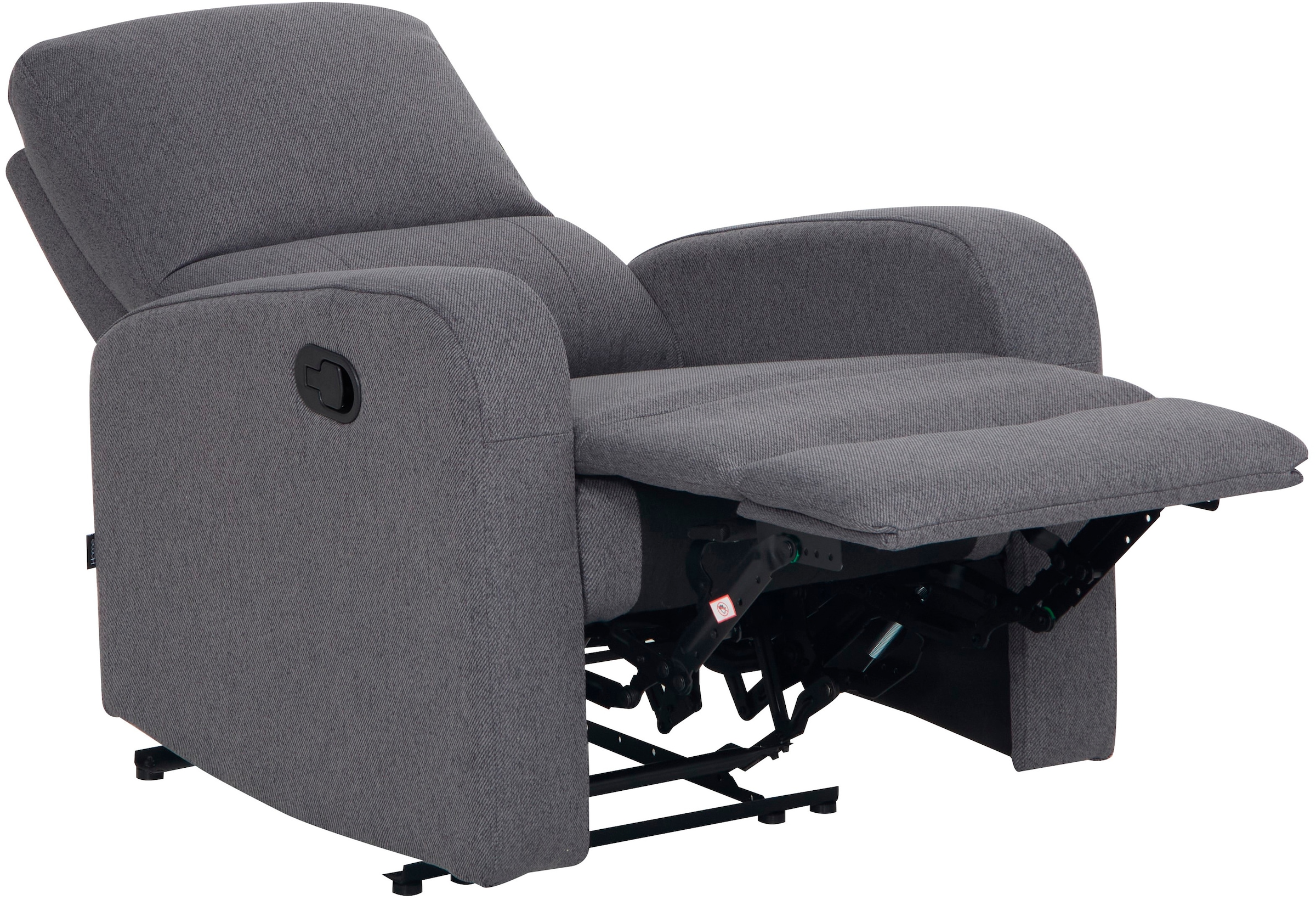 Home affaire Relaxsessel »TOURNAY, TV-Sessel mit Recliner - und Liegefunktion, Webstoff,«, Ruhesessel mit Beinablage, Liegefläche ideal verstellbar 105°-135°