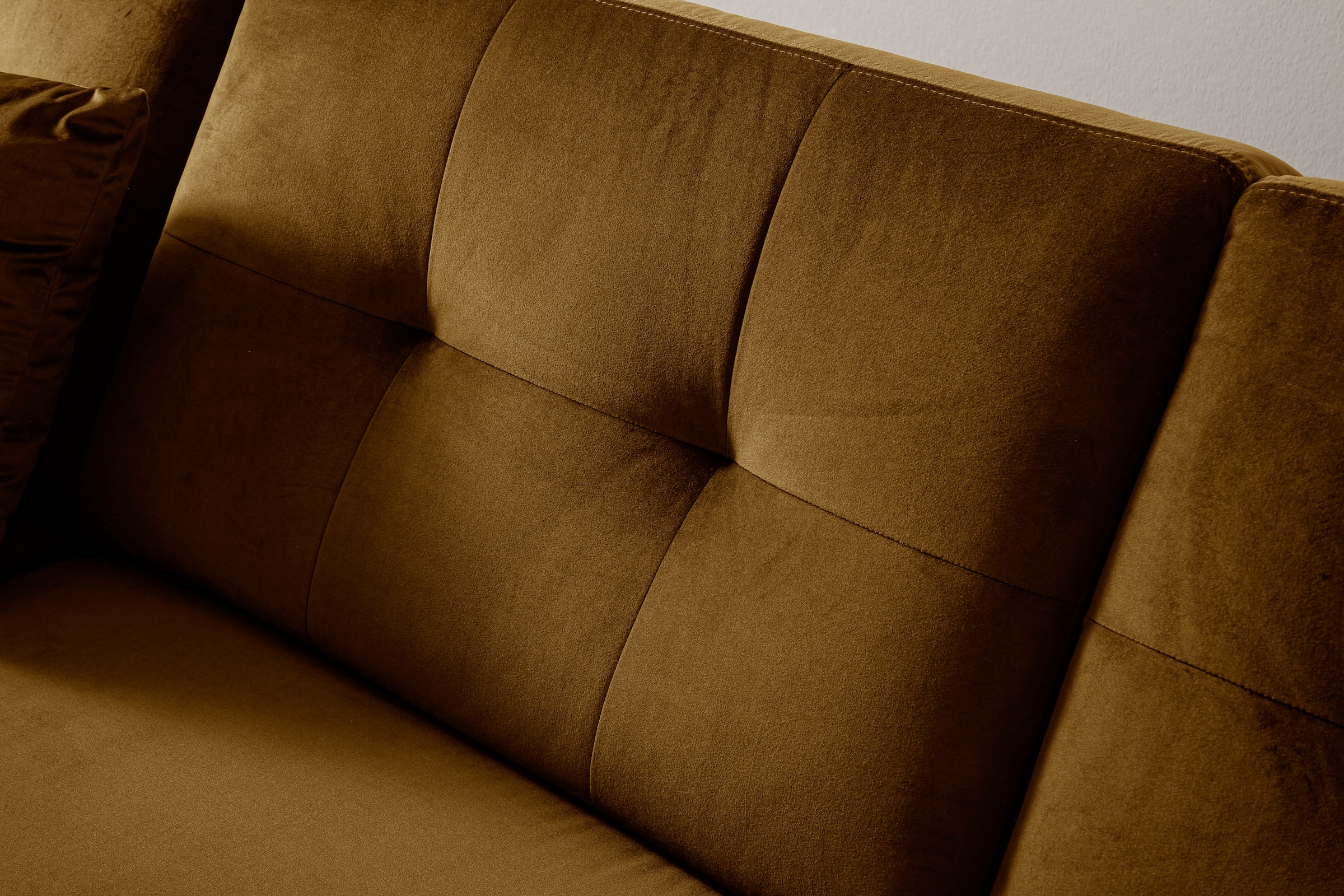 Trends by HG Polsterecke »Barcelona L-Form«, mit Metallfuss, frei im Raum stellbar