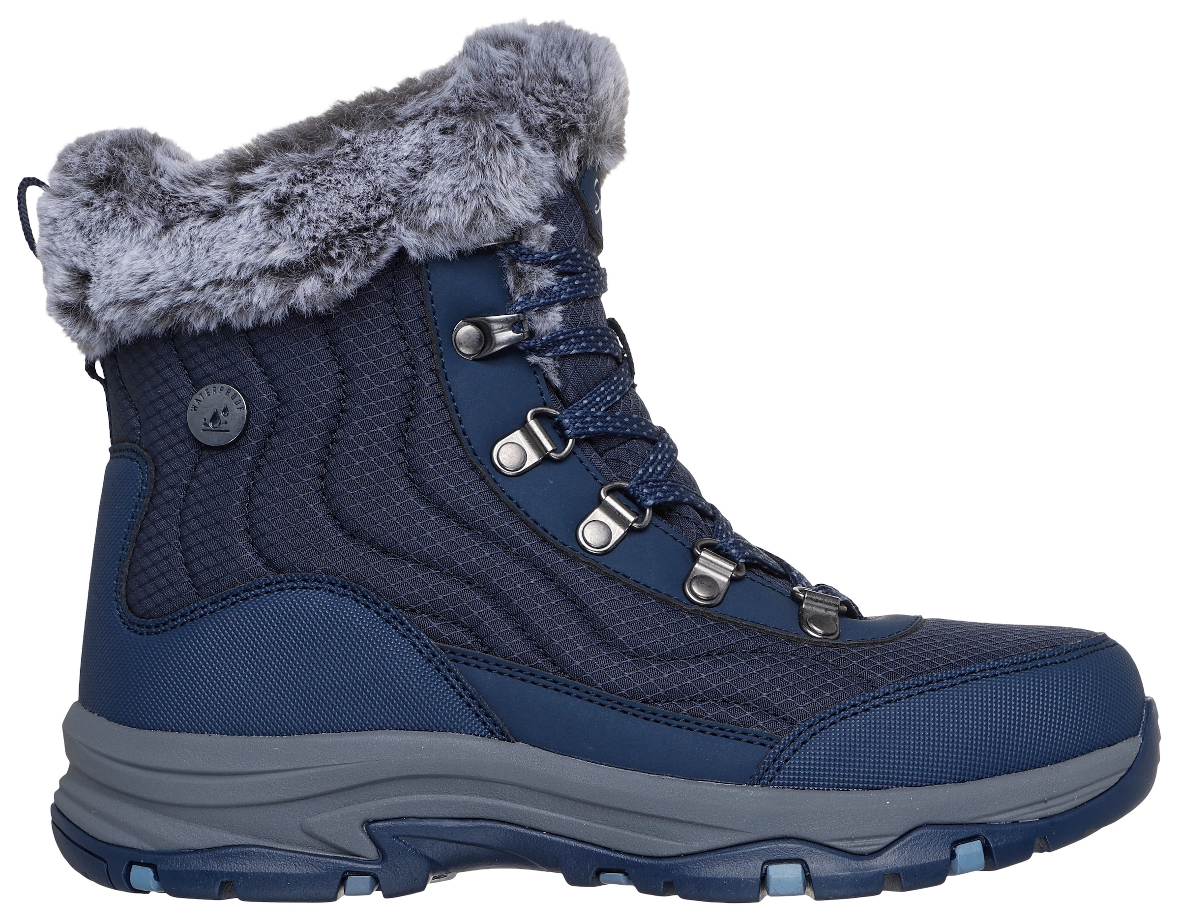 Skechers Winterboots »TREGO-STORMIE«, Snowboots, Schnürstiefel mit rutschhemmender Laufsohle