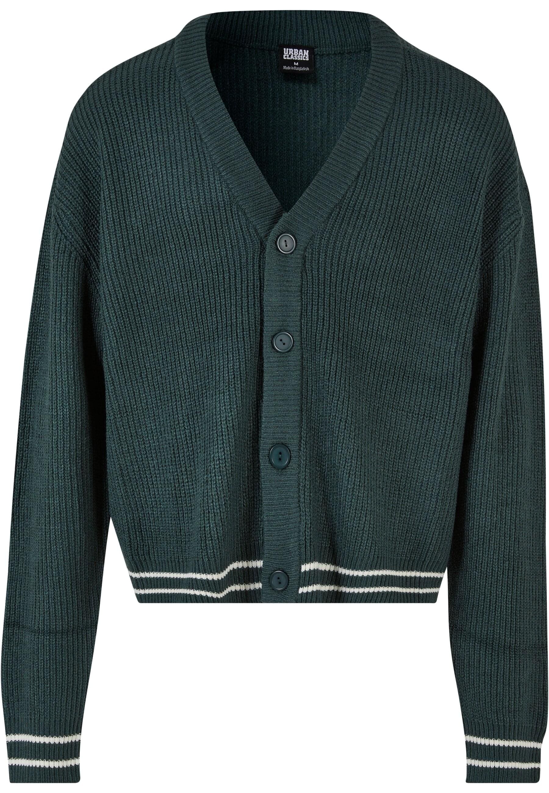 URBAN CLASSICS Strickjacke »Urban Classics Herren Sporty Boxy Cardigan« 1 Stk.