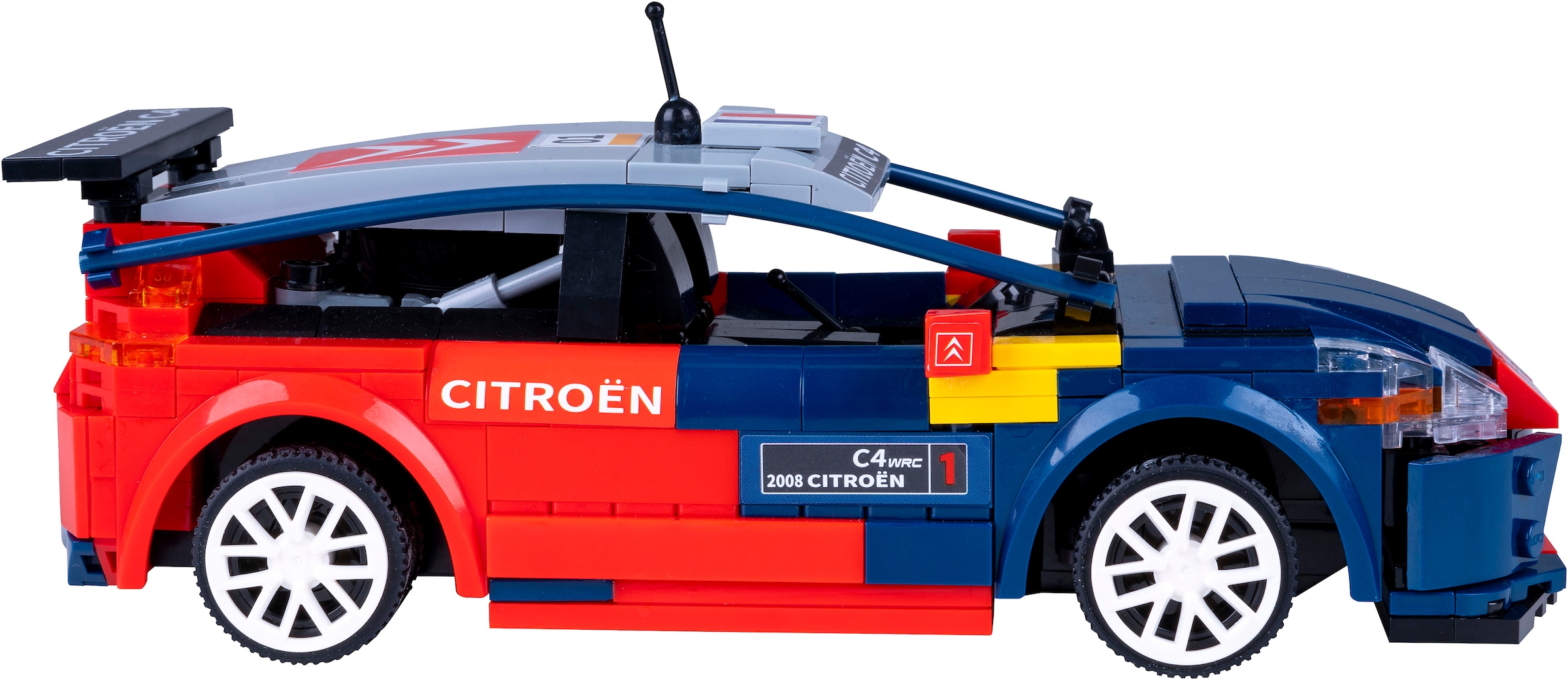 Jamara RC-Auto »CaDA, 2008 Citroën C4 WRC 1:20 2,4GHz Bricks«