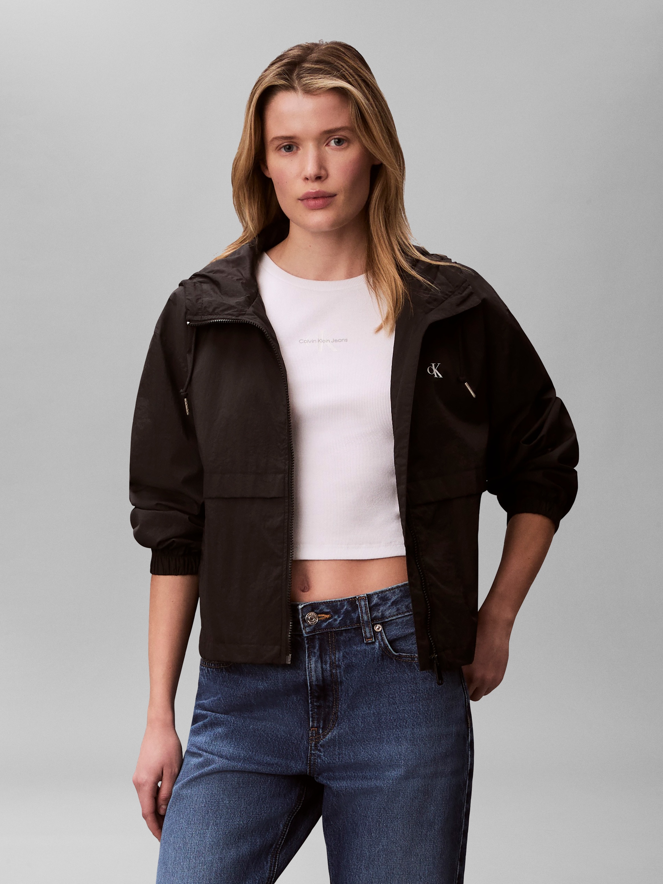 Calvin Klein Jeans Windbreaker mit Kapuze Regular fit mit Kapuze