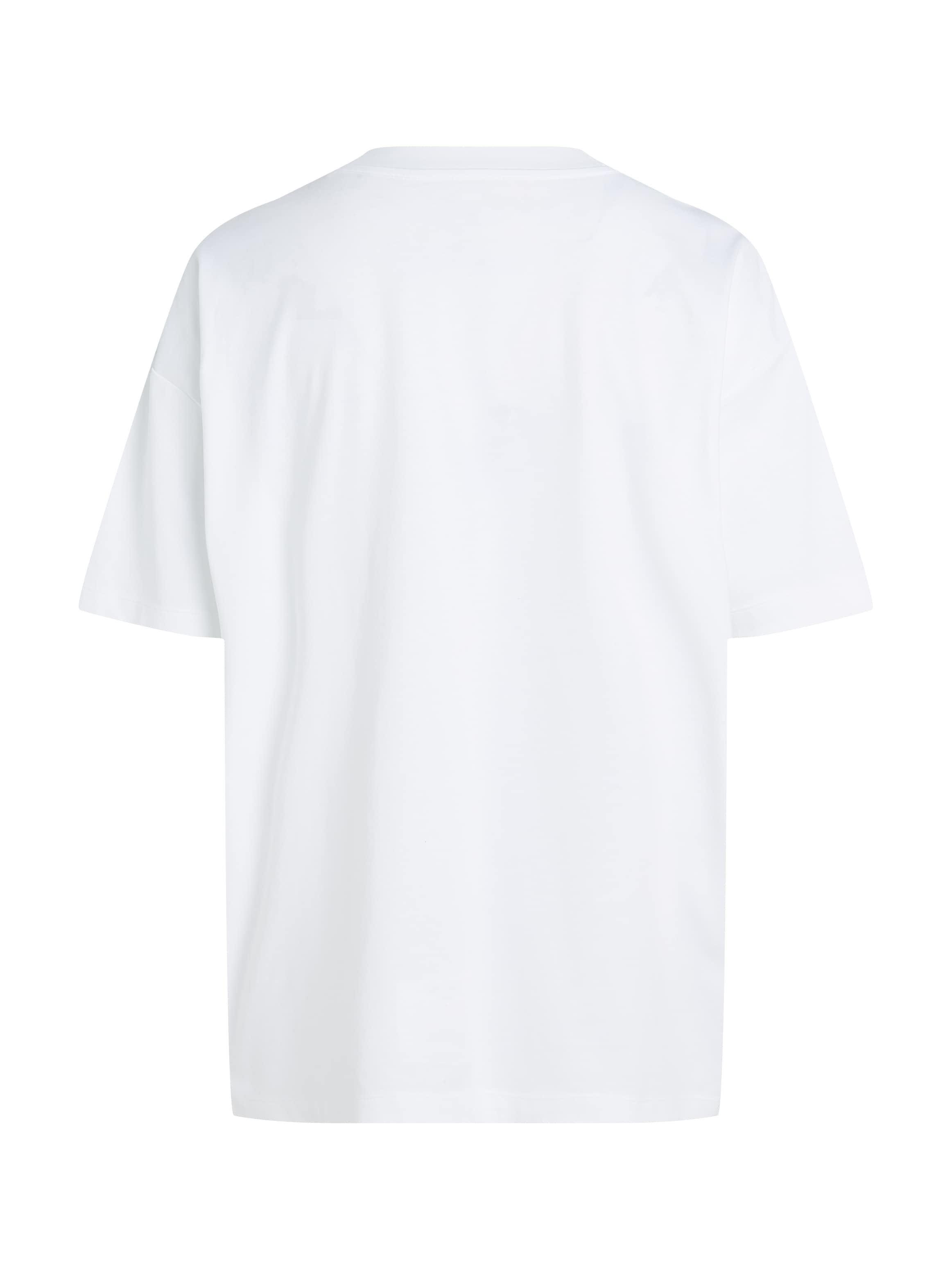 Calvin Klein Jeans T-Shirt »TEXTURED MONOLOGO BOYFRIEND TEE«, mit Logodruck