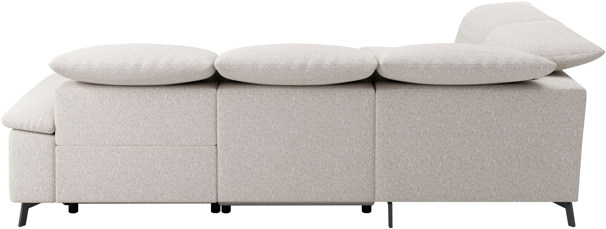 Musterring Ecksofa »MR 370, intelligenter Komfort im modernen Design« Optionale Relaxfunktion, flexible Kopfteile & klappbare Armlehnen