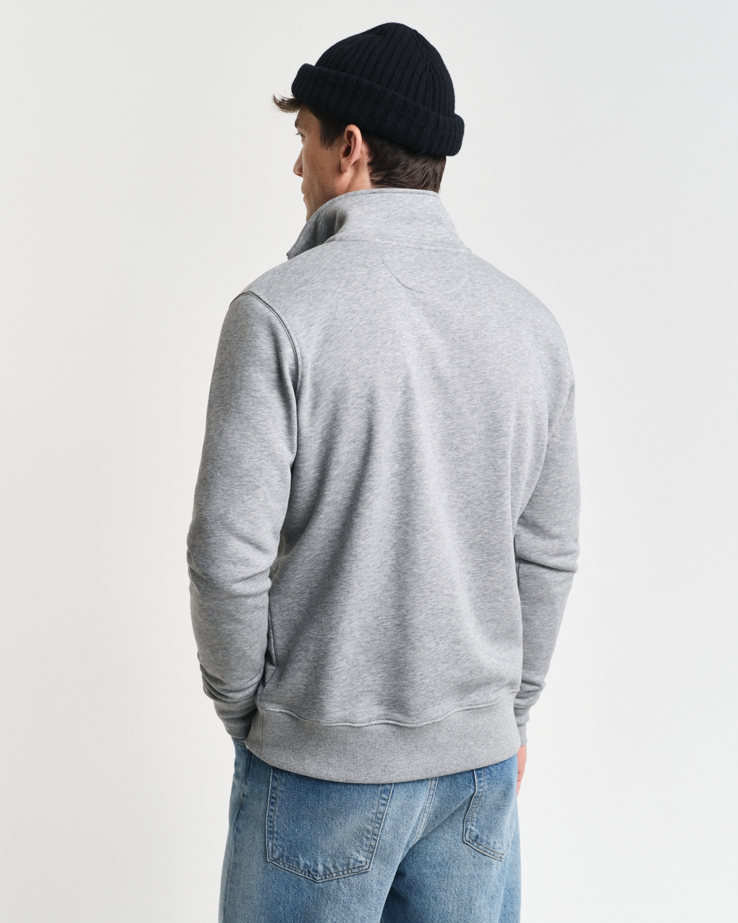 Gant »REG SHIELD HALF ZIP SWEAT«, mit Logostickerei auf der Brust
