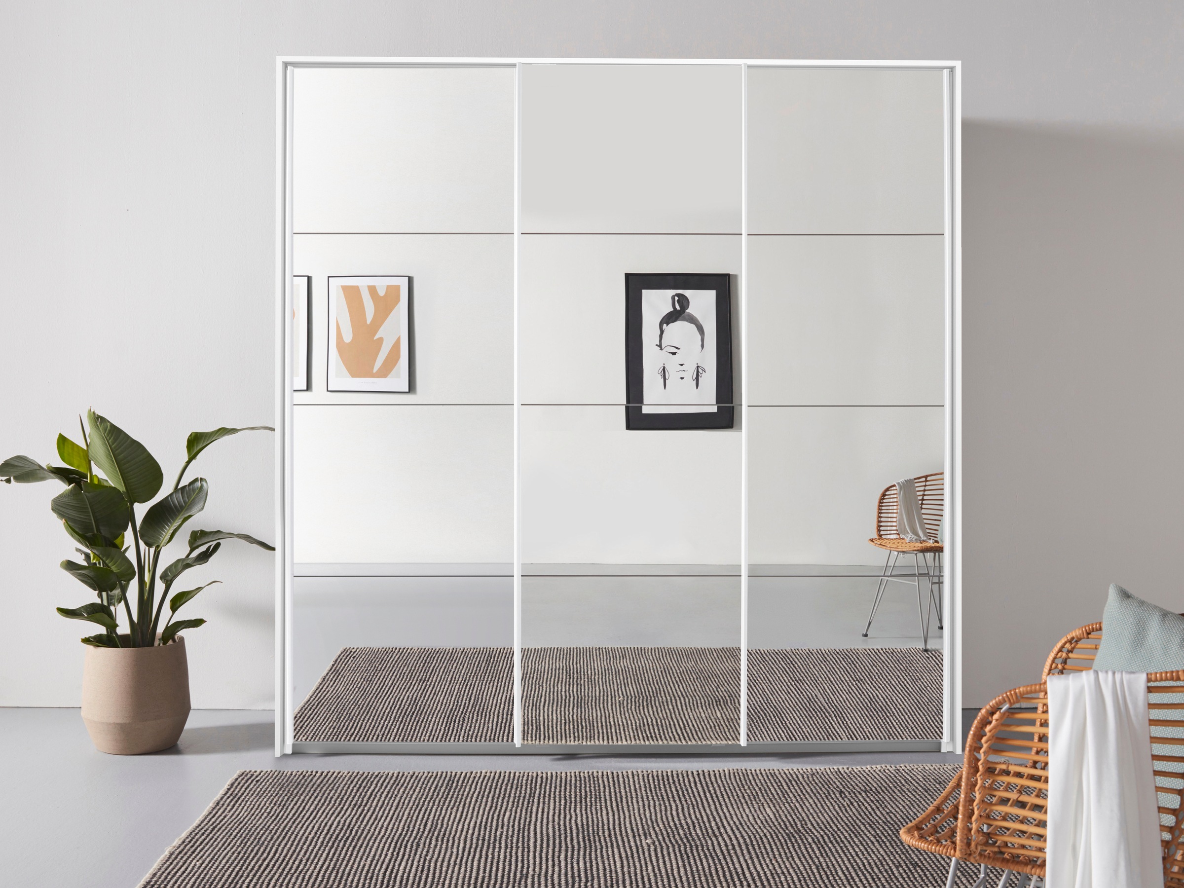 rauch Schwebetürenschrank »Kleiderschrank Schrank Garderobe OTELI inkl. 3 I günstig online kaufen