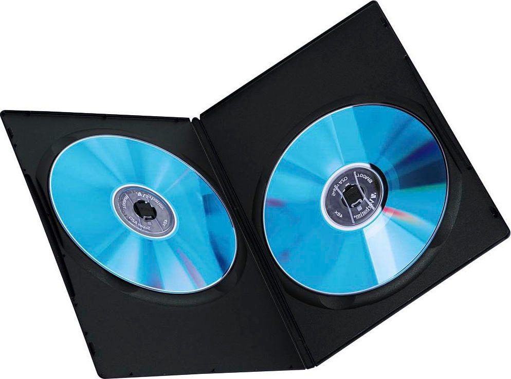 Hama DVD-Hülle »DVD-Doppel-Leerhülle Slim, 10er-Pack, Schwarz, Schutzhülle, Cover« CD