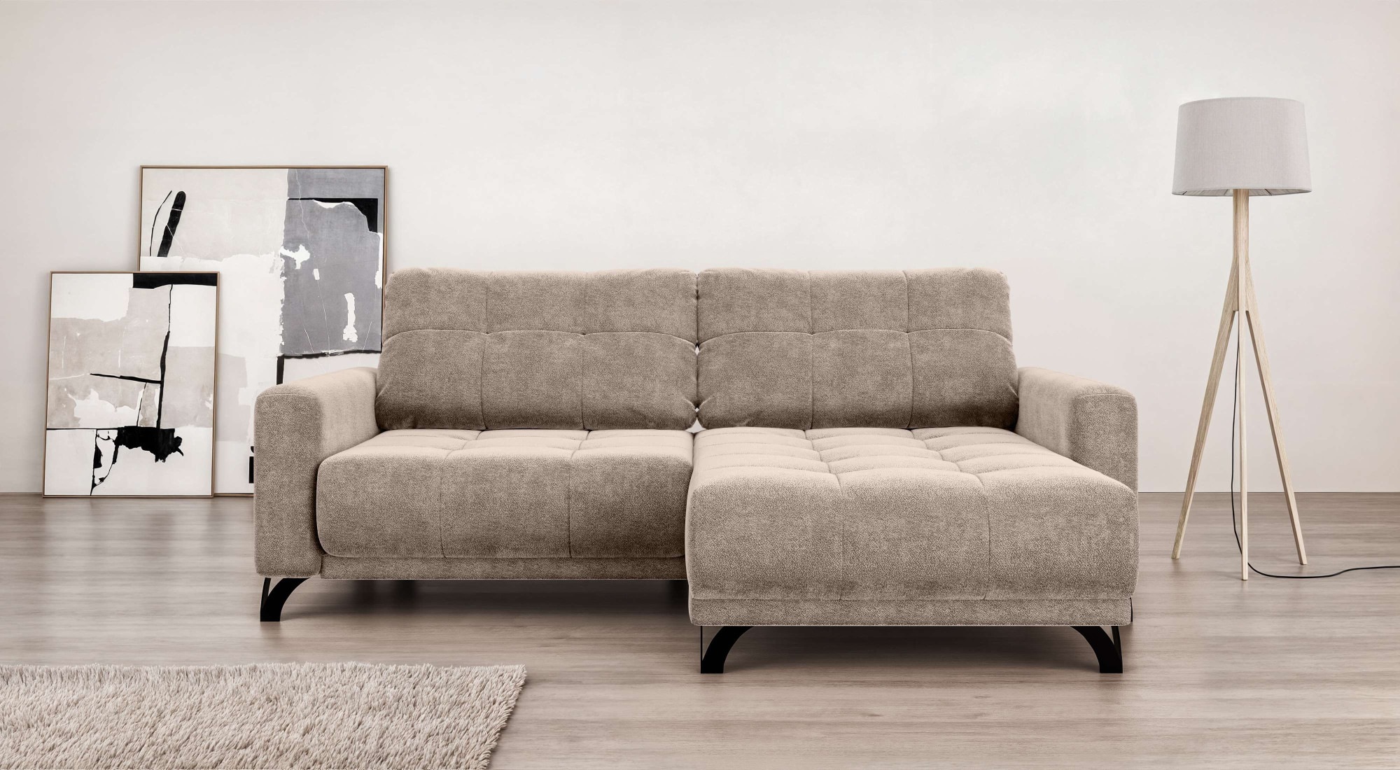 Home affaire Ecksofa »FAIRVIEW mit verstellbaren Rückenlehne, Maße B/T/H: 2 günstig online kaufen