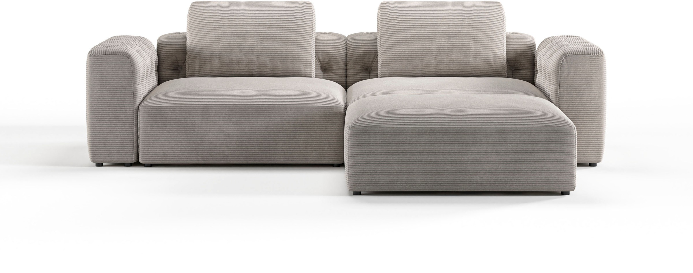 RAUM.ID Ecksofa »Cushid L-Form«, Modulset, bestehend aus 3 Teilen günstig online kaufen