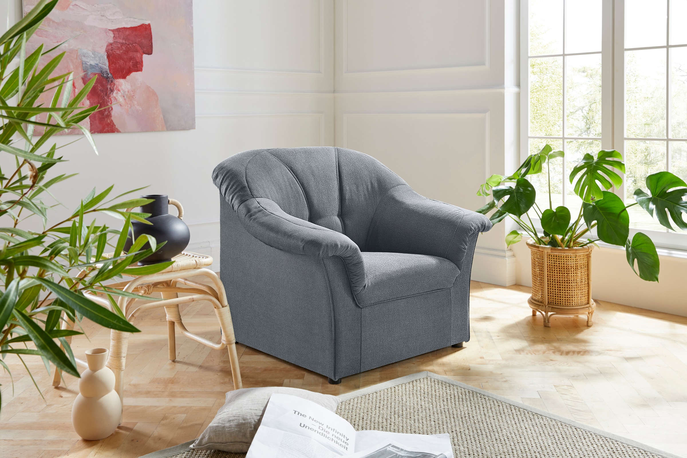 DOMO collection Sessel »Pegnitz zeitlos, elegant und bequem« günstig online kaufen