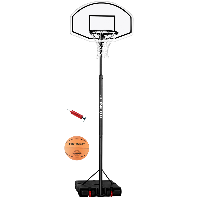 HORNET BY HUDORA Basketballständer »Hornet 305« mobil, höhenverstellbar bis 305 cm schwarz/weiß