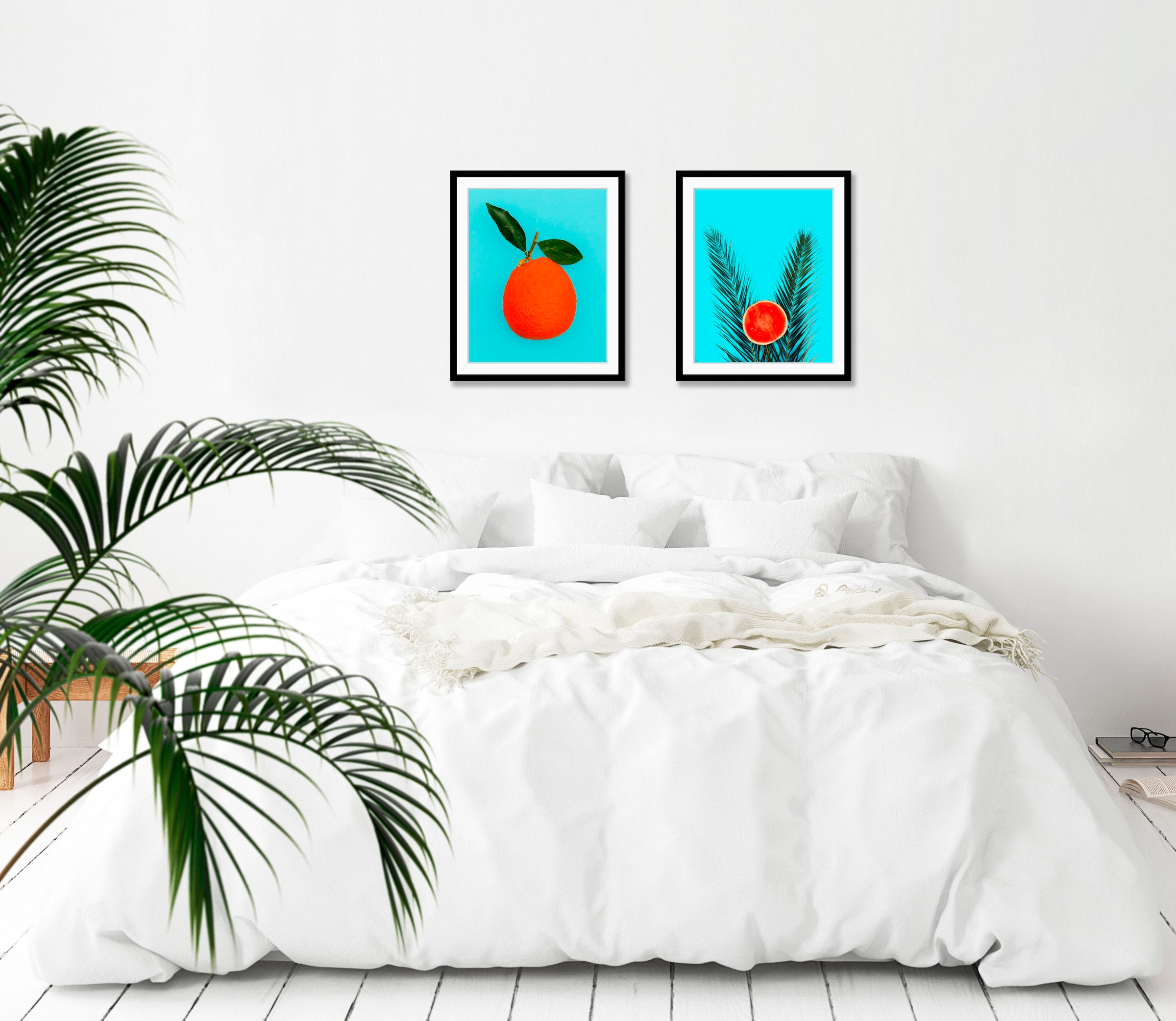 queence Bild »Ruben« Essen | Kunst | Lebensmittel | Obst | Obst Bilder | Palmen | Pflanzen | Pflanzenbilder 1 Stk. tlg. HD Premium Poster-Druck inkl. Holzrahmen