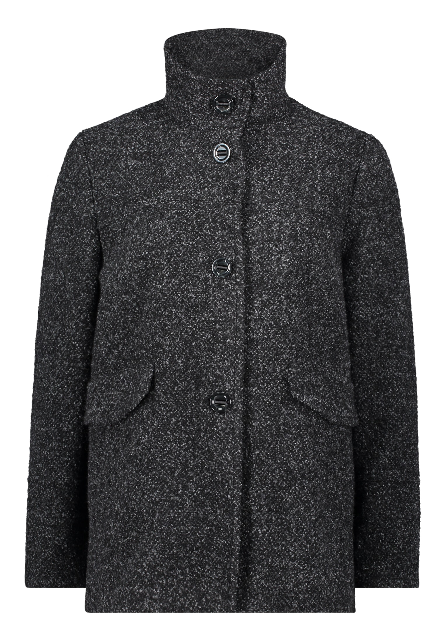 Gil Bret Wolljacke ohne Kapuze mit Stehkragen