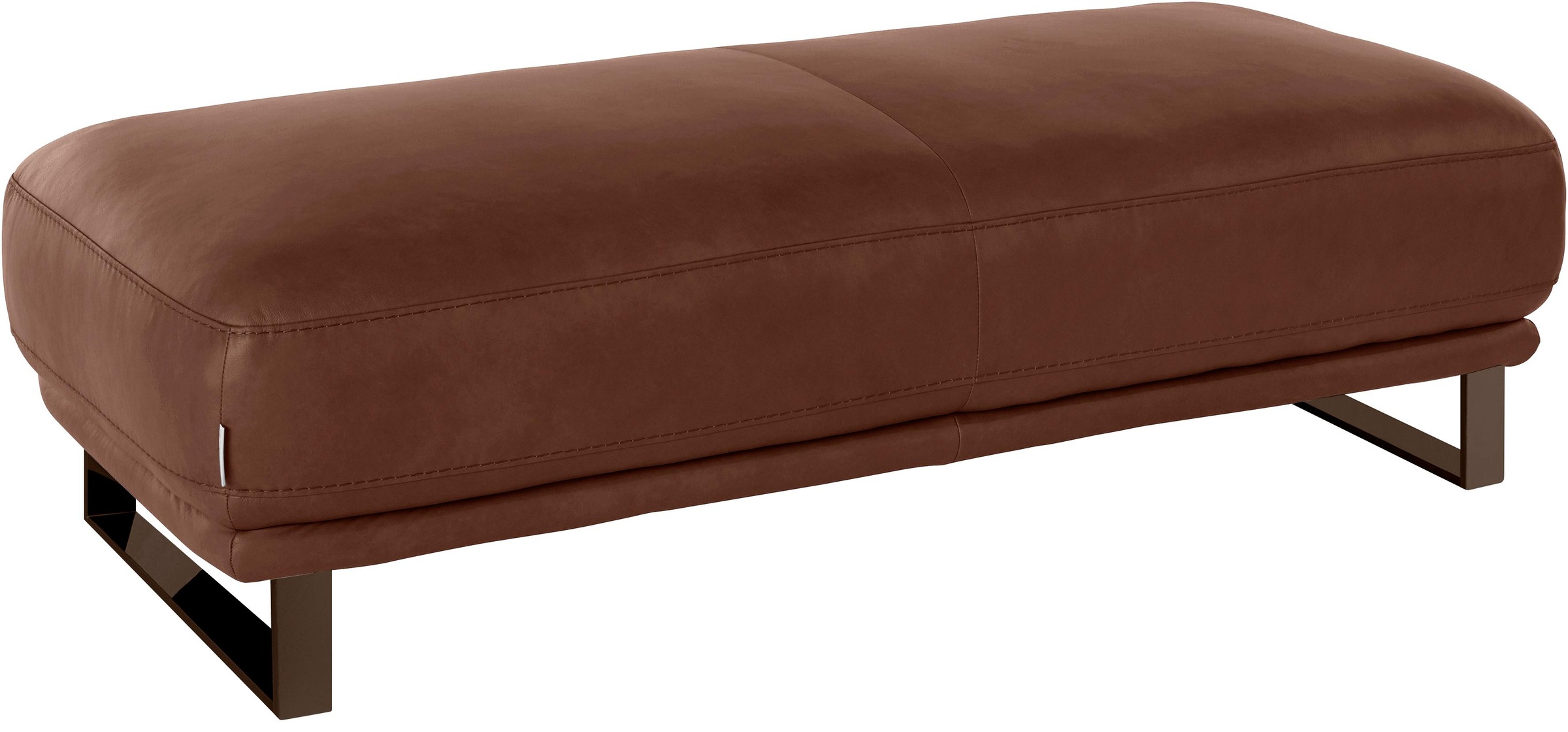W.SCHILLIG Hocker »montanaa«, mit Metallkufen in Bronze pulverbeschichtet, Breite 141 cm