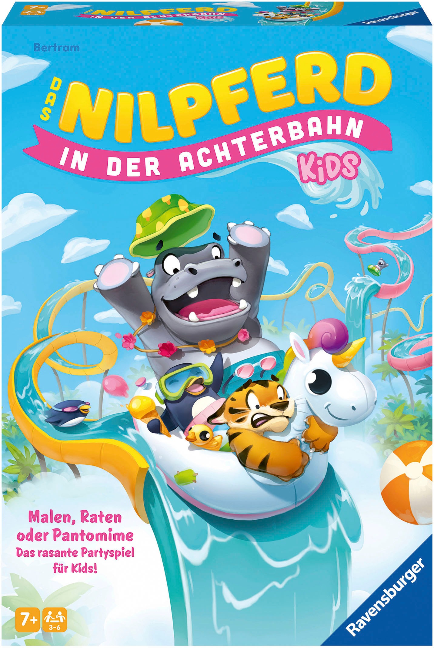 Ravensburger Spiel »Das Nilpferd in der Achterbahn - Kids«, Made in Europe; FSC® - schützt Wald - weltweit