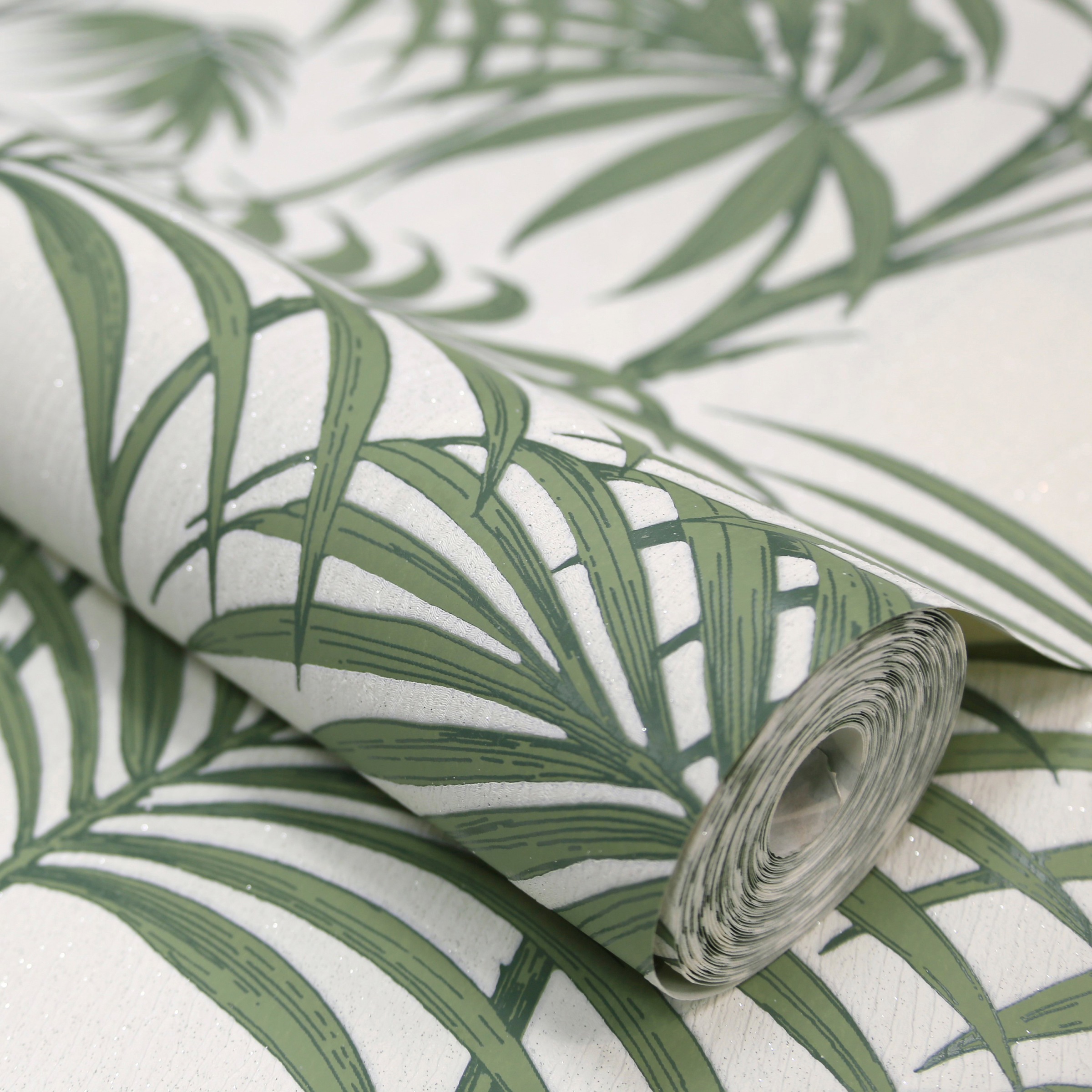 Boutique Vliestapete »Honolulu Palm Green«, animal print, Honolulu Grün 1000x52cm