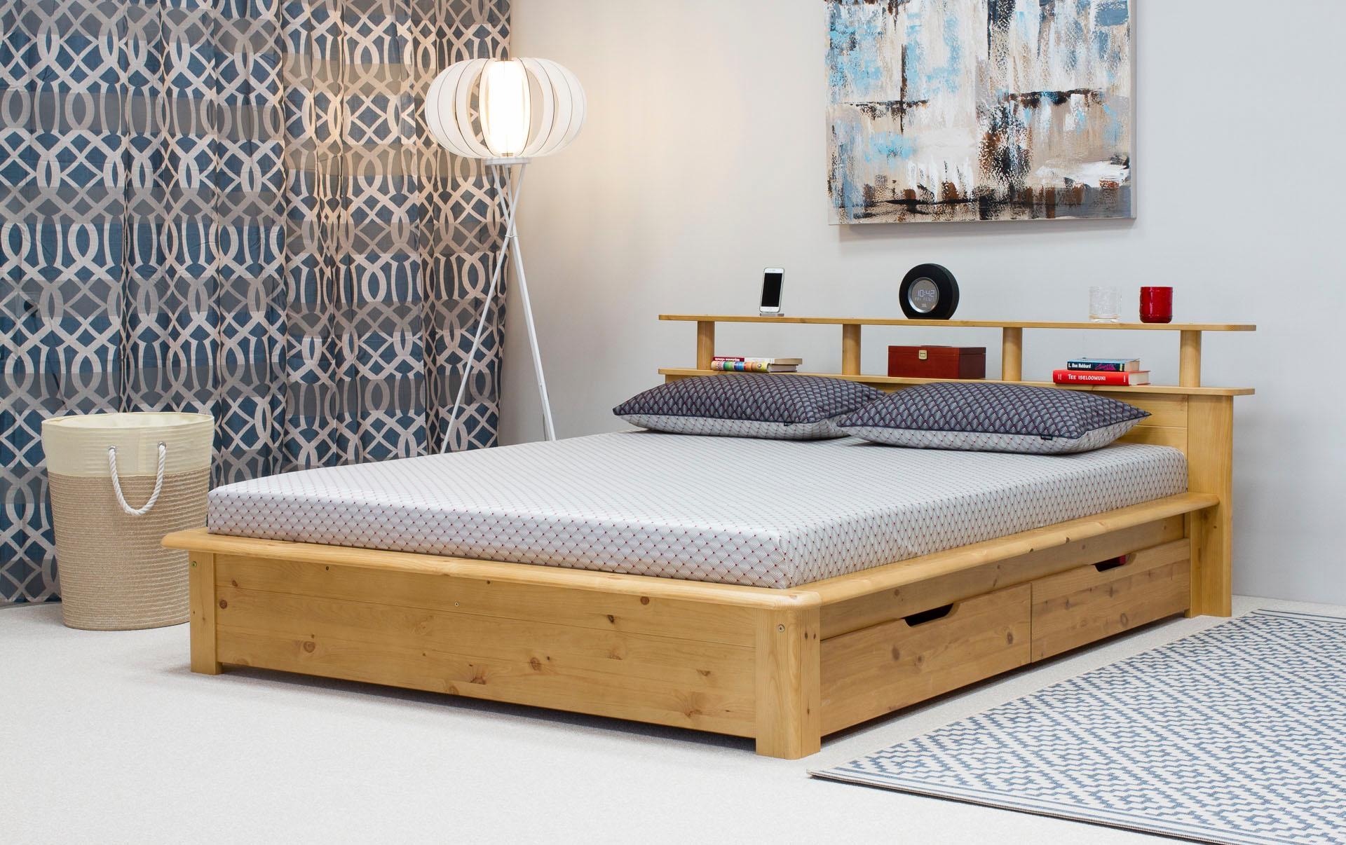 Home affaire Funktionsbett »"FINJA " Kieferbett, Futonbett, Kopfteil mit Ab günstig online kaufen