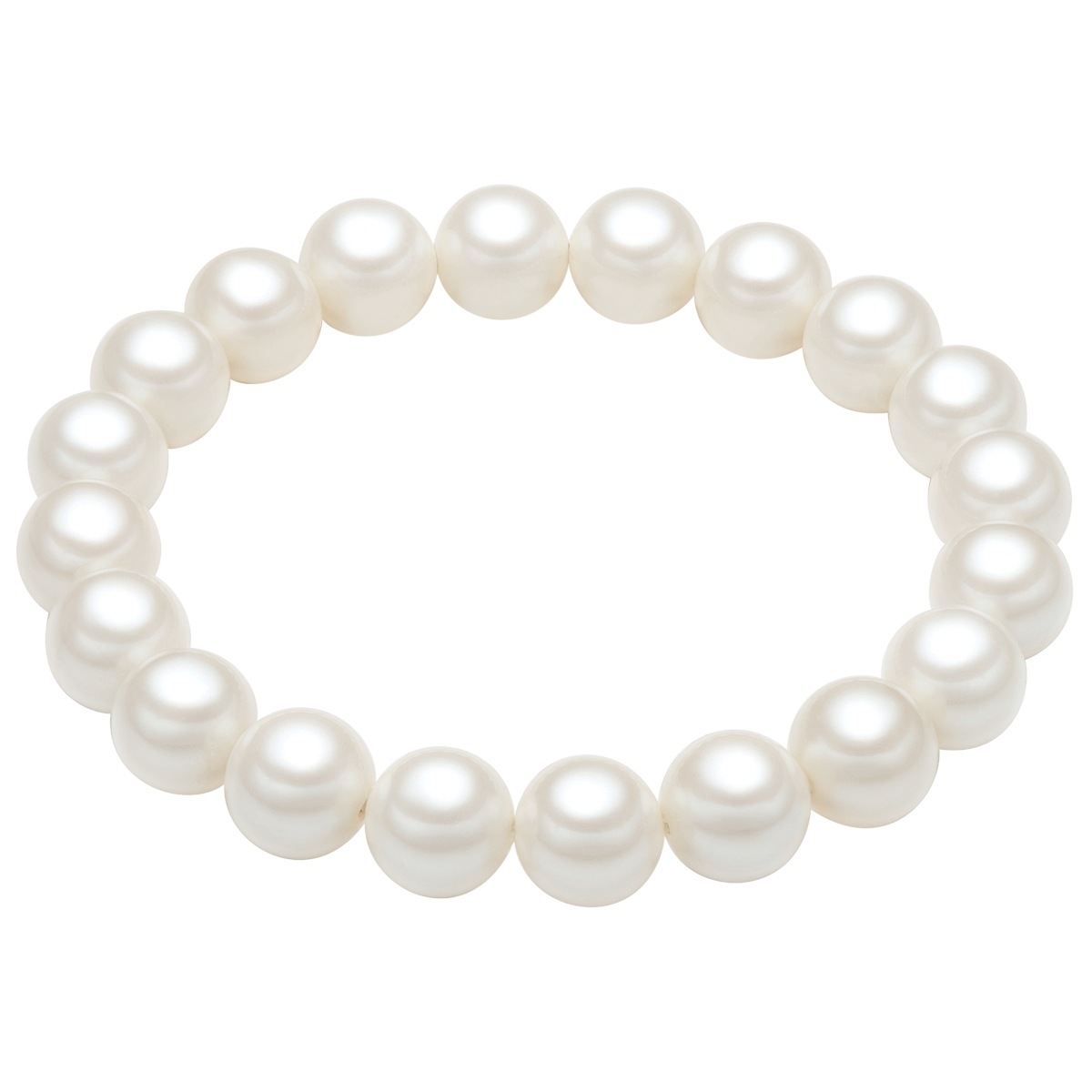 Rafaela Donata Perlenarmband »RD439«, (1 tlg.), Armband Muschelkernperle weiß