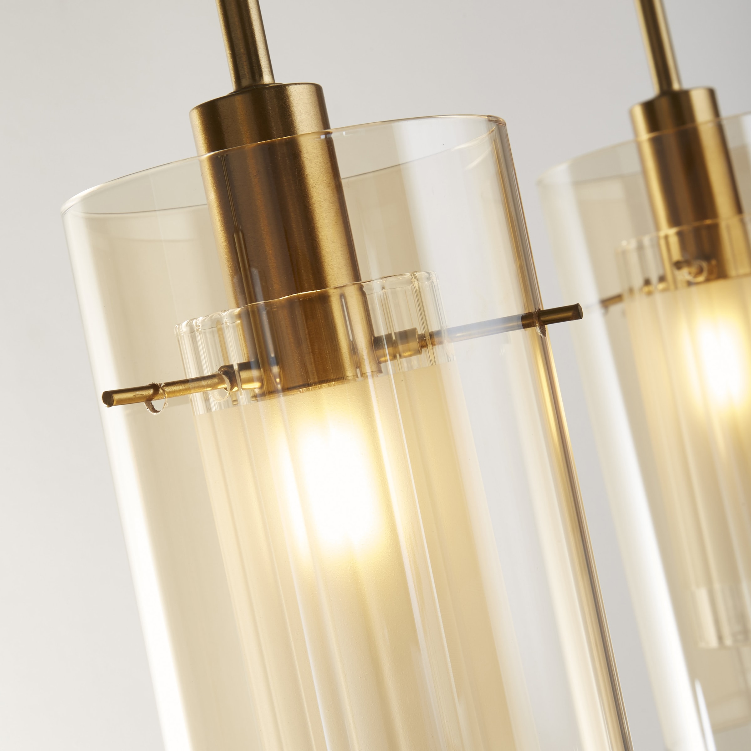 Searchlight Pendelleuchte »Duo III 3Lt Strahler - Bronze und Champagnerglas« E14 1 Stk.