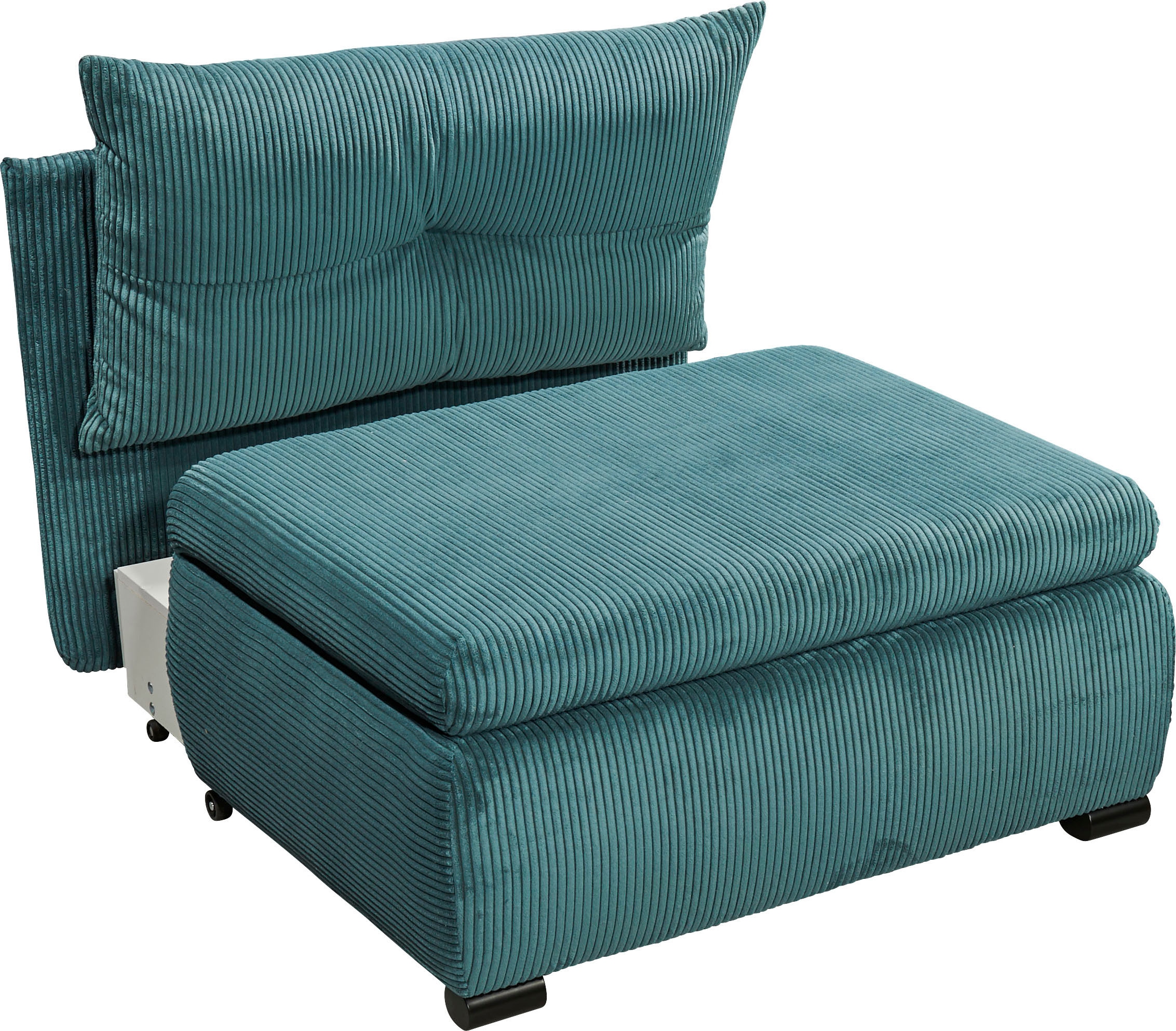 ED EXCITING DESIGN Schlafsofa »Charlie«, Schlafsessel mit Bettkasten & 1 Rückenkissen