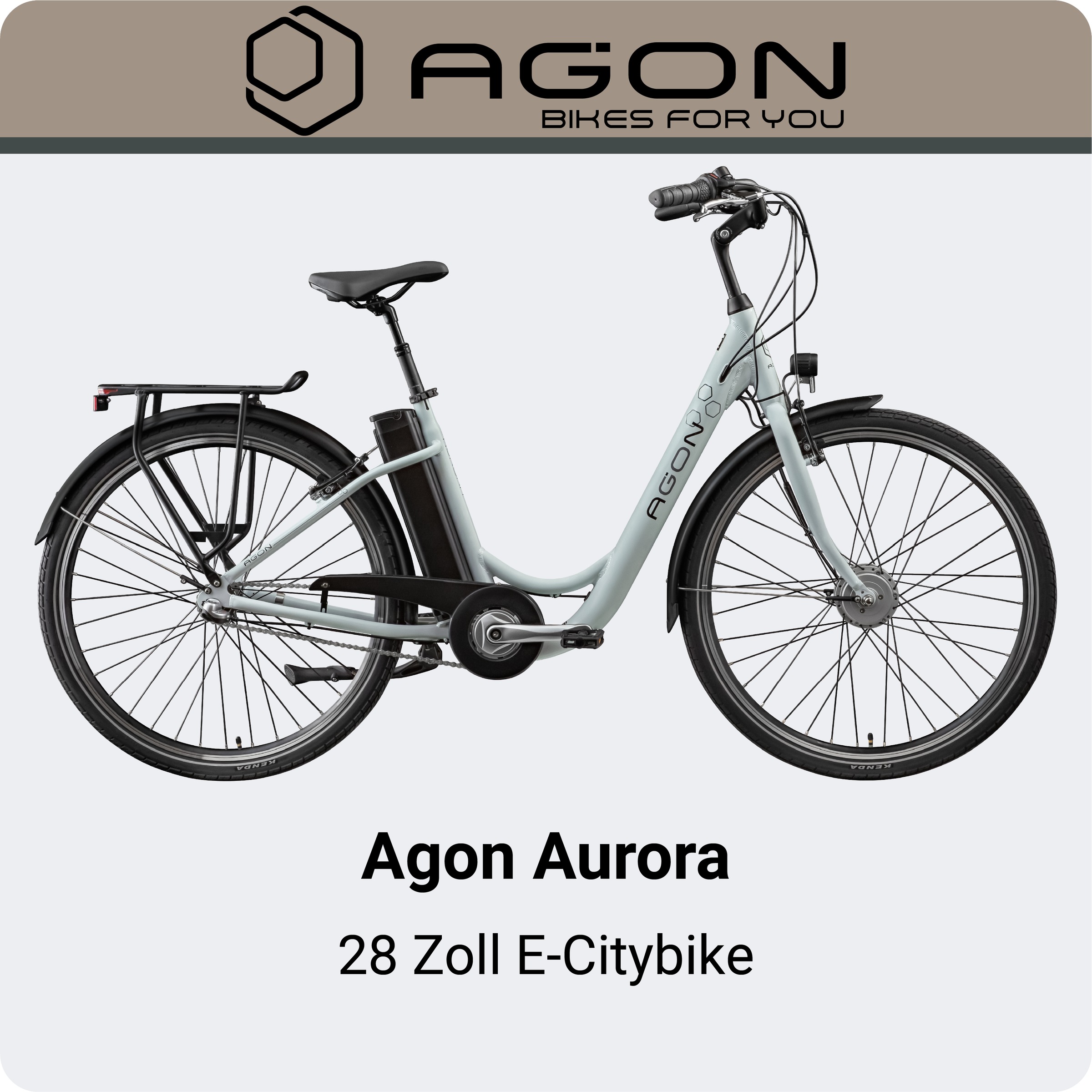 AGON »Aurora« 3 Gang Nabenschaltung Frontmotor 250 W E-Bike 26" Citybike 150-175cm Pedelec Nabenmotor Fahrrad 3 Gang Licht