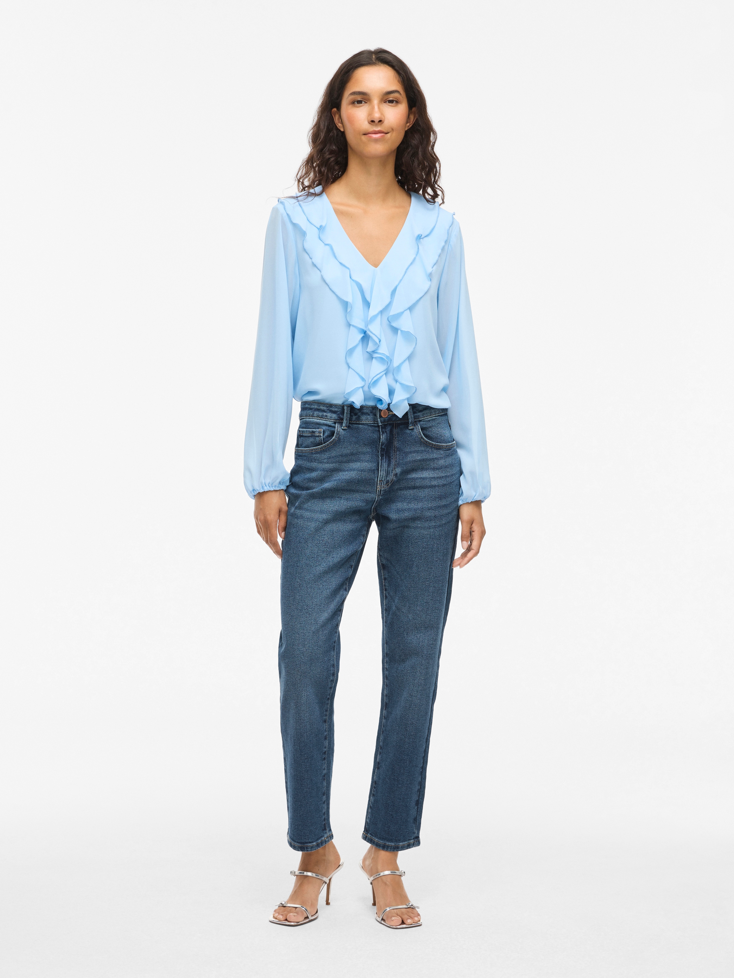 Vila Straight-Jeans »VIALICE RW STRAIGHT JEANS MBD SOL91-NOOS«