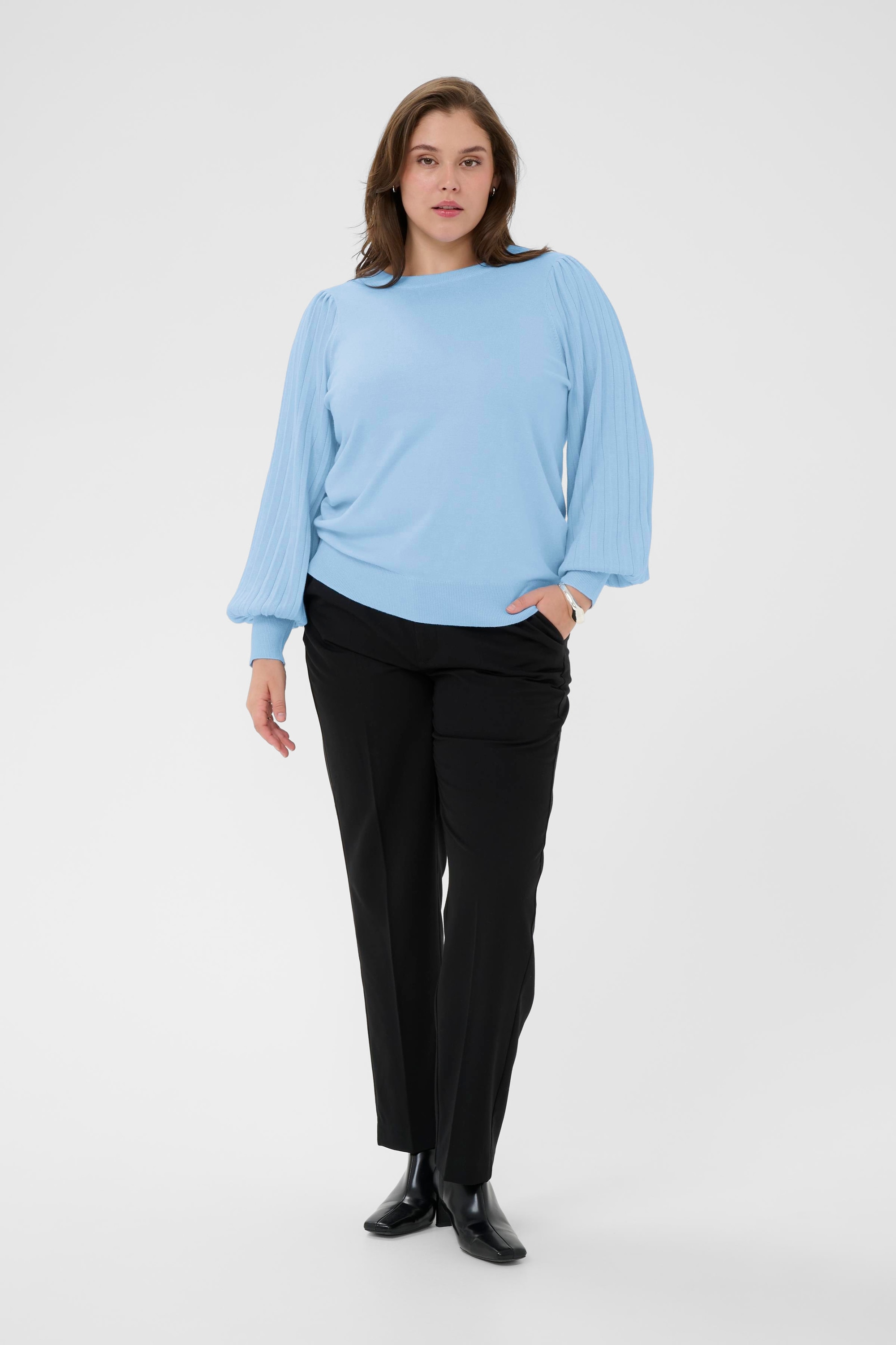 KAFFE Curve Strickpullover »Damen Strickpullover KCloni«
