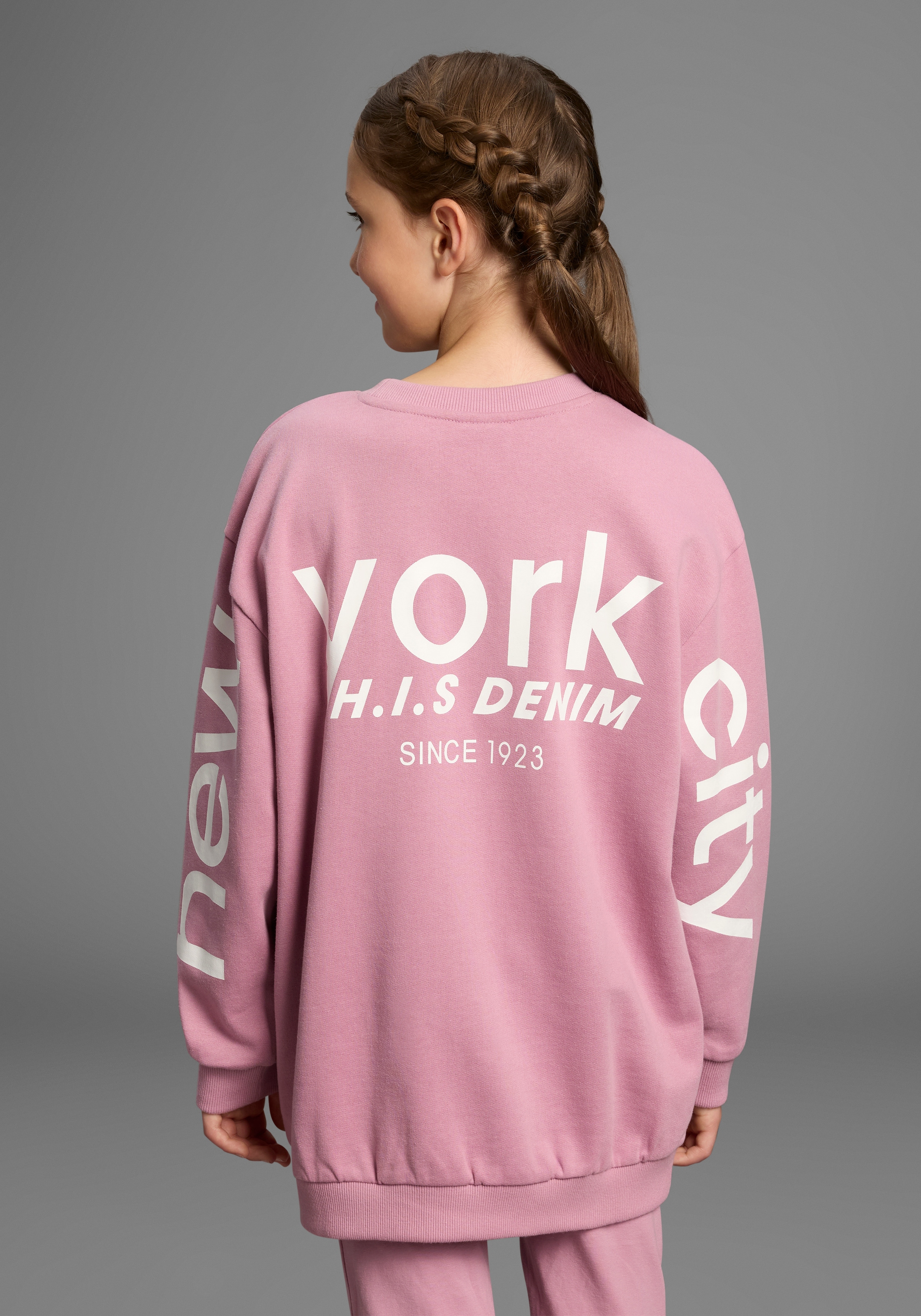 H.I.S Sweatshirt »Sweatshirt Rückenprint«, Sweatshirt mit großem Rückenprint