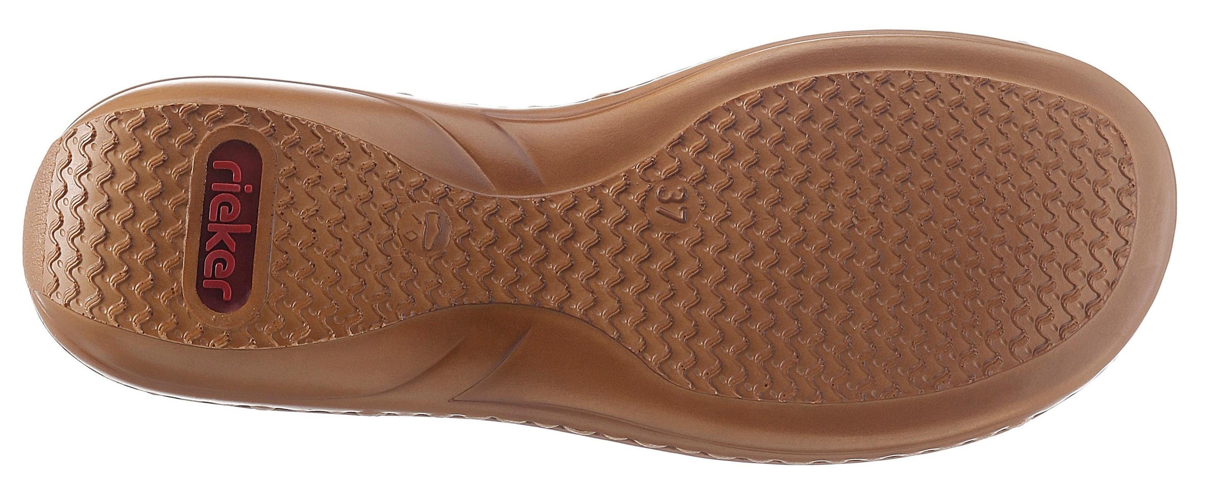 Rieker Sandale  Sommerschuh, Sandalette, Keilabsatz, mit Gummizugbändern