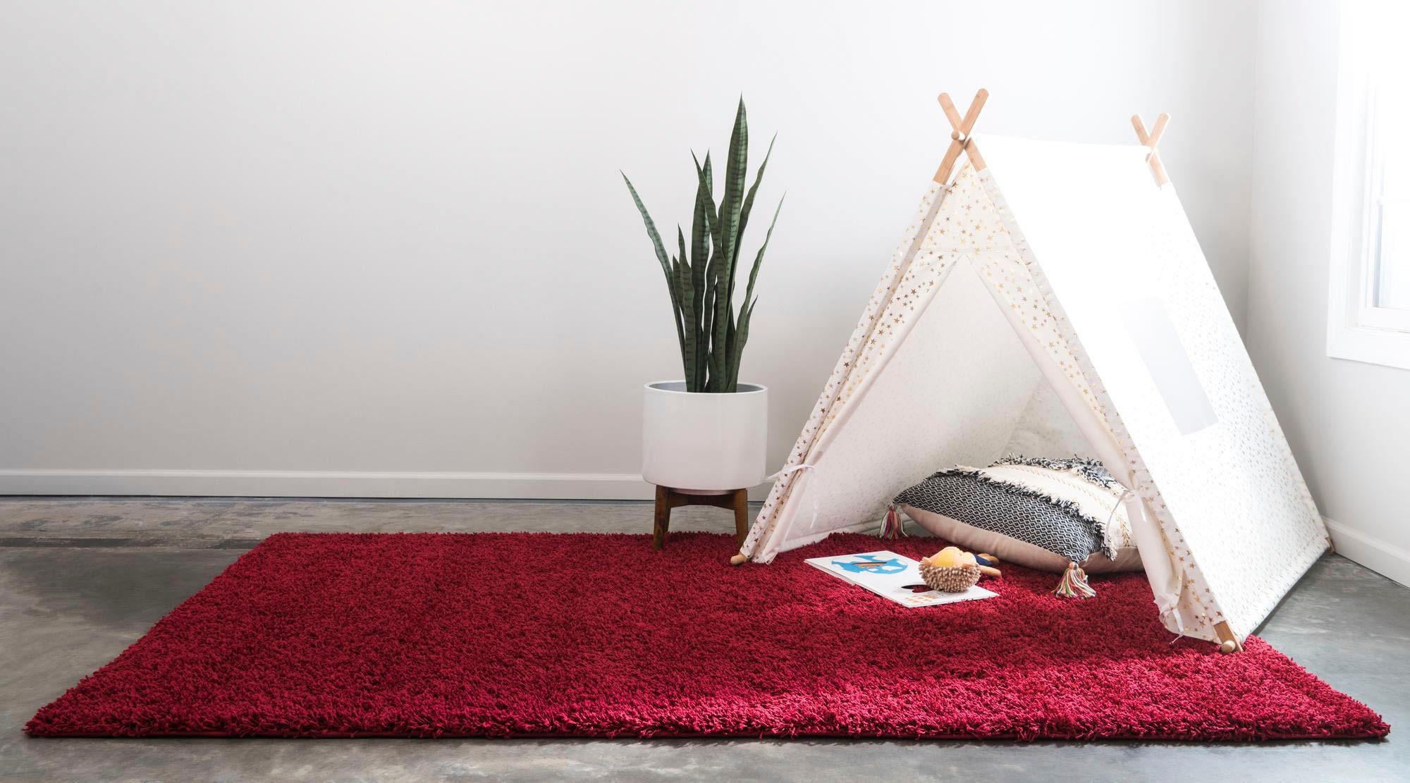 Myflair Möbel & Accessoires Hochflor-Teppich »Shaggy Shag, LAGERRÄUMUNG!«, rechteckig, 38 mm Höhe, gewebt, Uni Farben, ideal im Wohnzimmer & Schlafzimmer