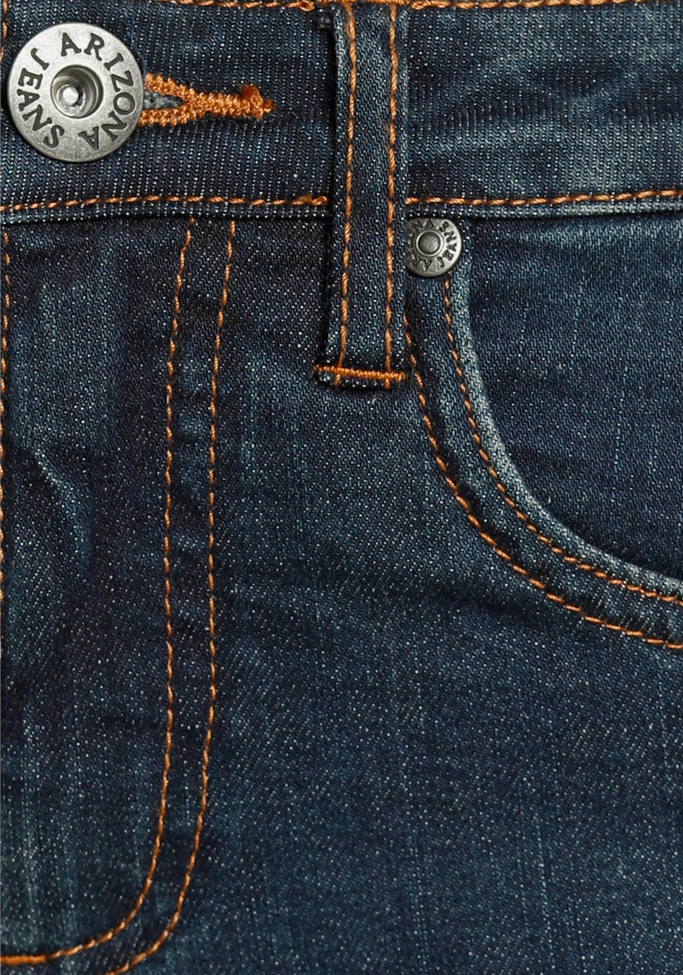 Arizona Bootcut-Jeans »Comfort-Fit«, ausgestellte Beinform, mit Eingrifftaschen, High-Waist