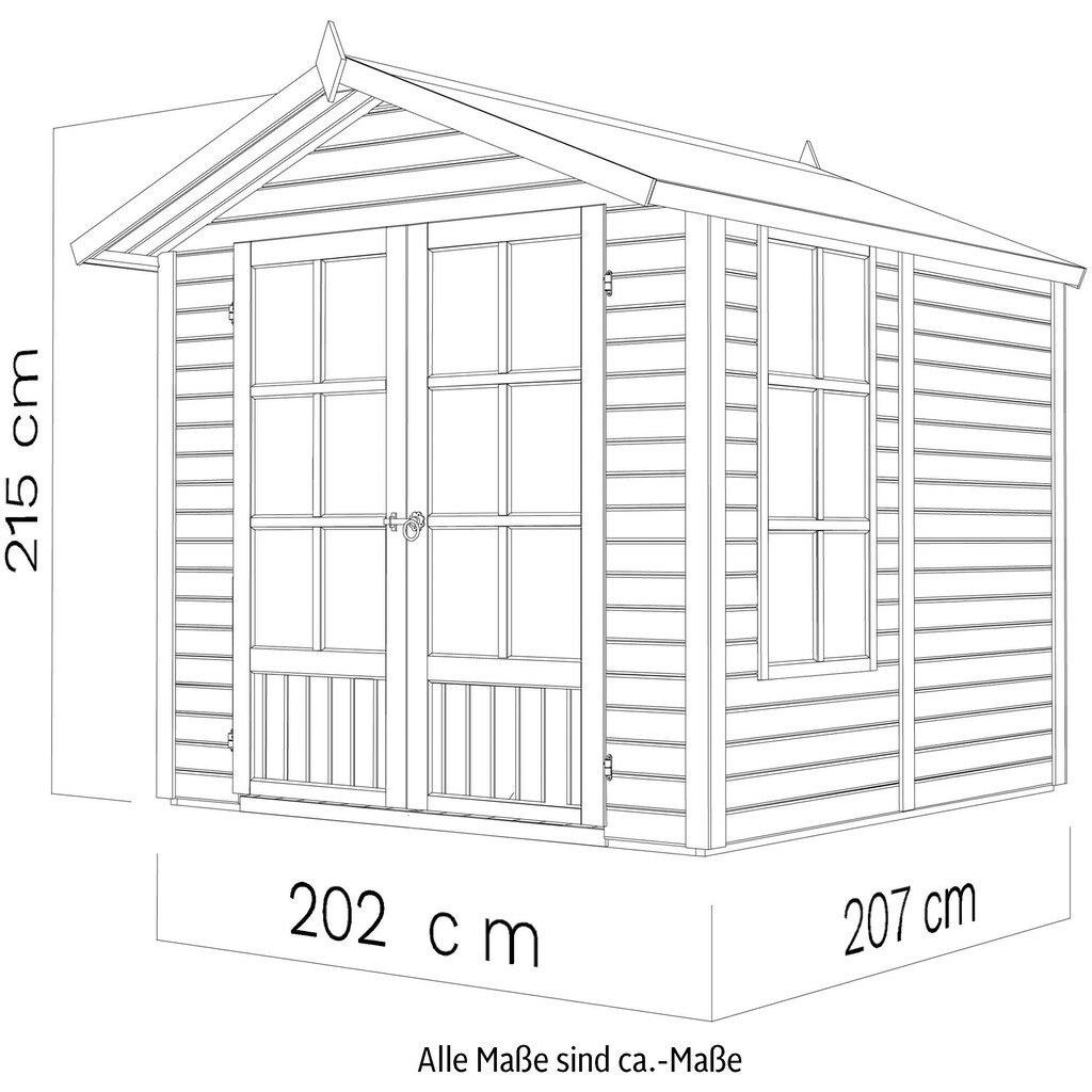 KONIFERA Gartenhaus »Melrose«