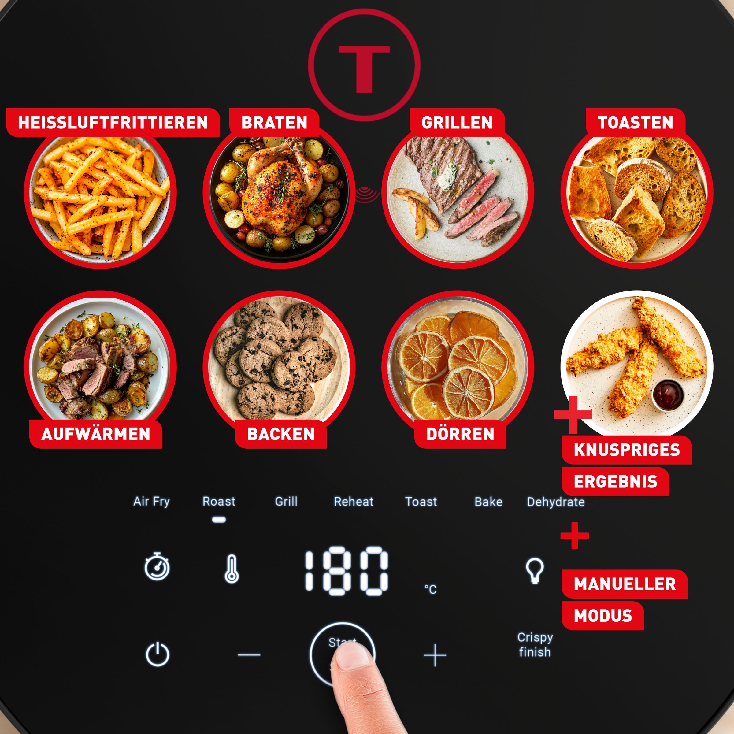 Tefal Heißluftfritteuse »Easy Fry Infrared«