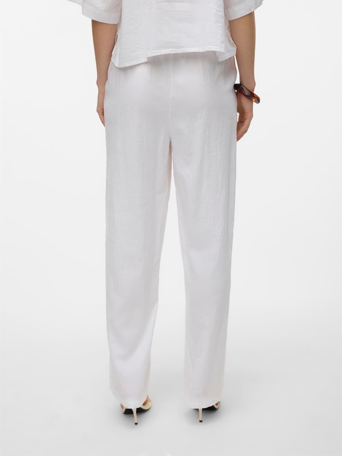 Vero Moda Schlupfhose »VMLINN LINEN PANTS WVN NOOS«, Sommerhose