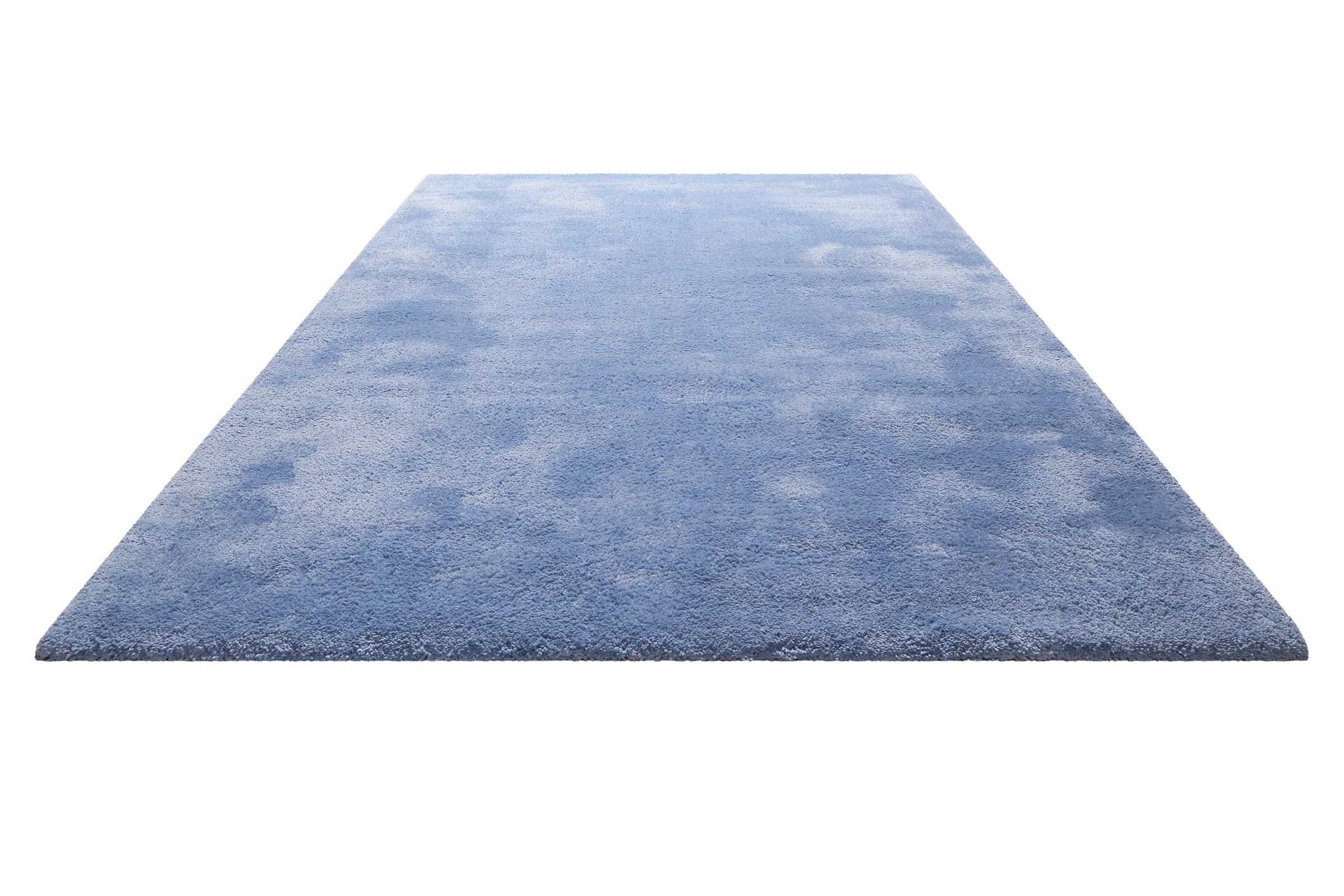 Homie Living Teppich »Pisa«, rund, 25 mm Höhe, Hochflor, Microfaser, uni, weich, Shaggy, Wohnzimmer, Schlafzimmer