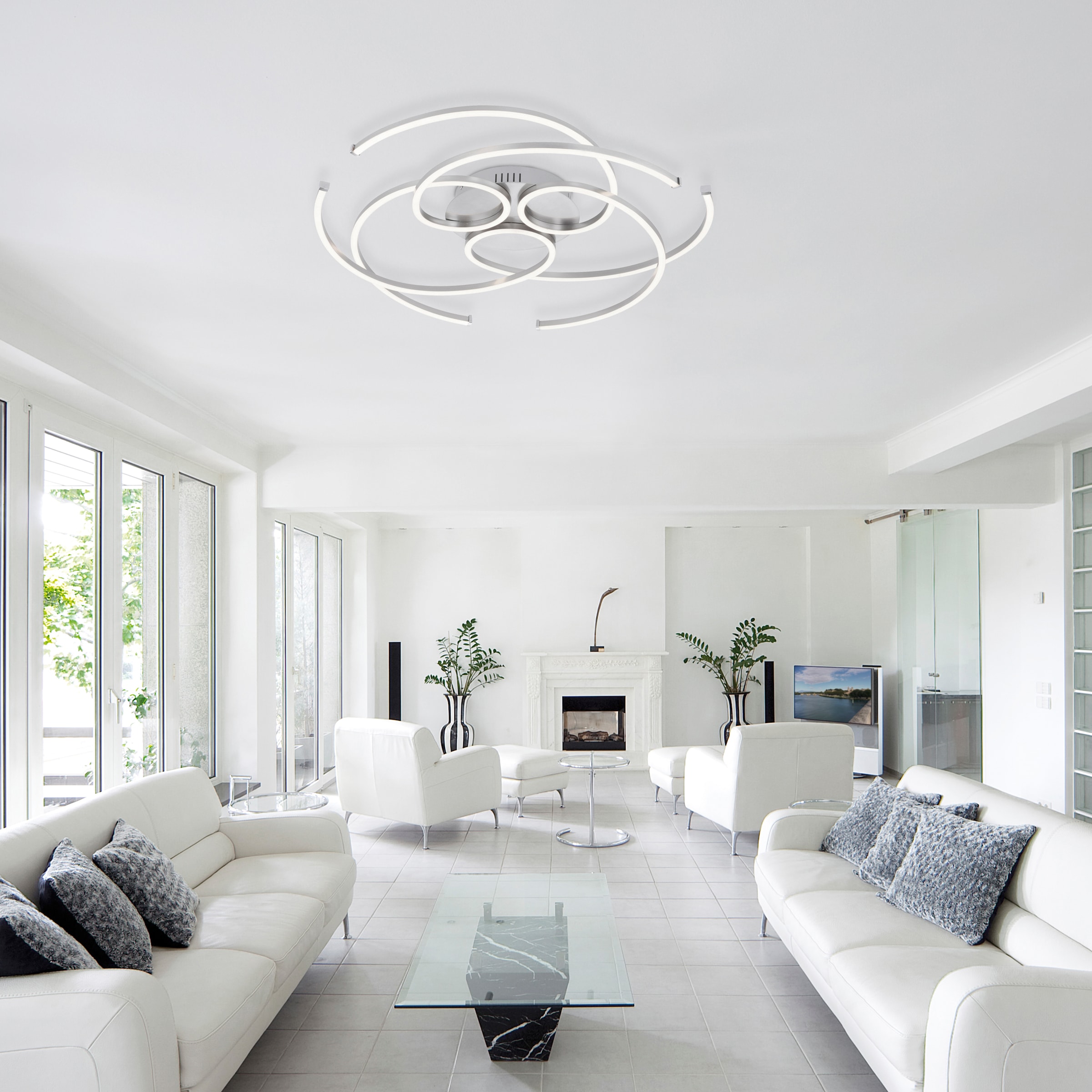 Paul Neuhaus LED Deckenleuchte »DANILO«, 3 flammig, Leuchtmittel LED-Board | LED fest integriert, LED
