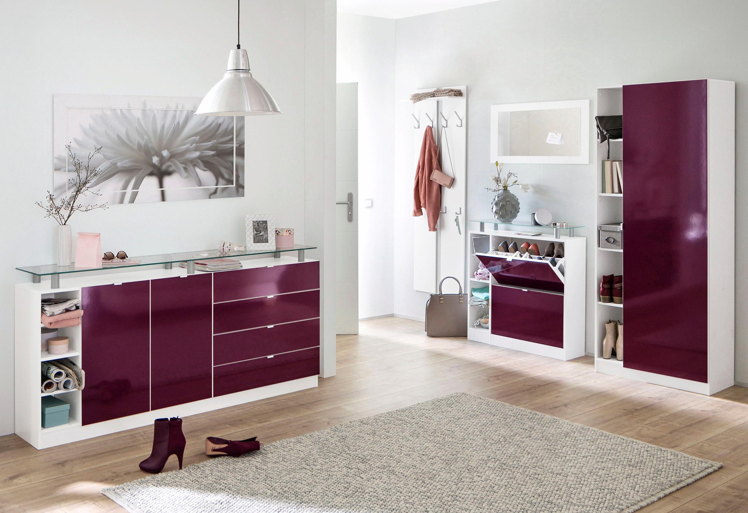 Garderobenpaneel mit kaufen »Finn«, borchardt Haken 8 Möbel online