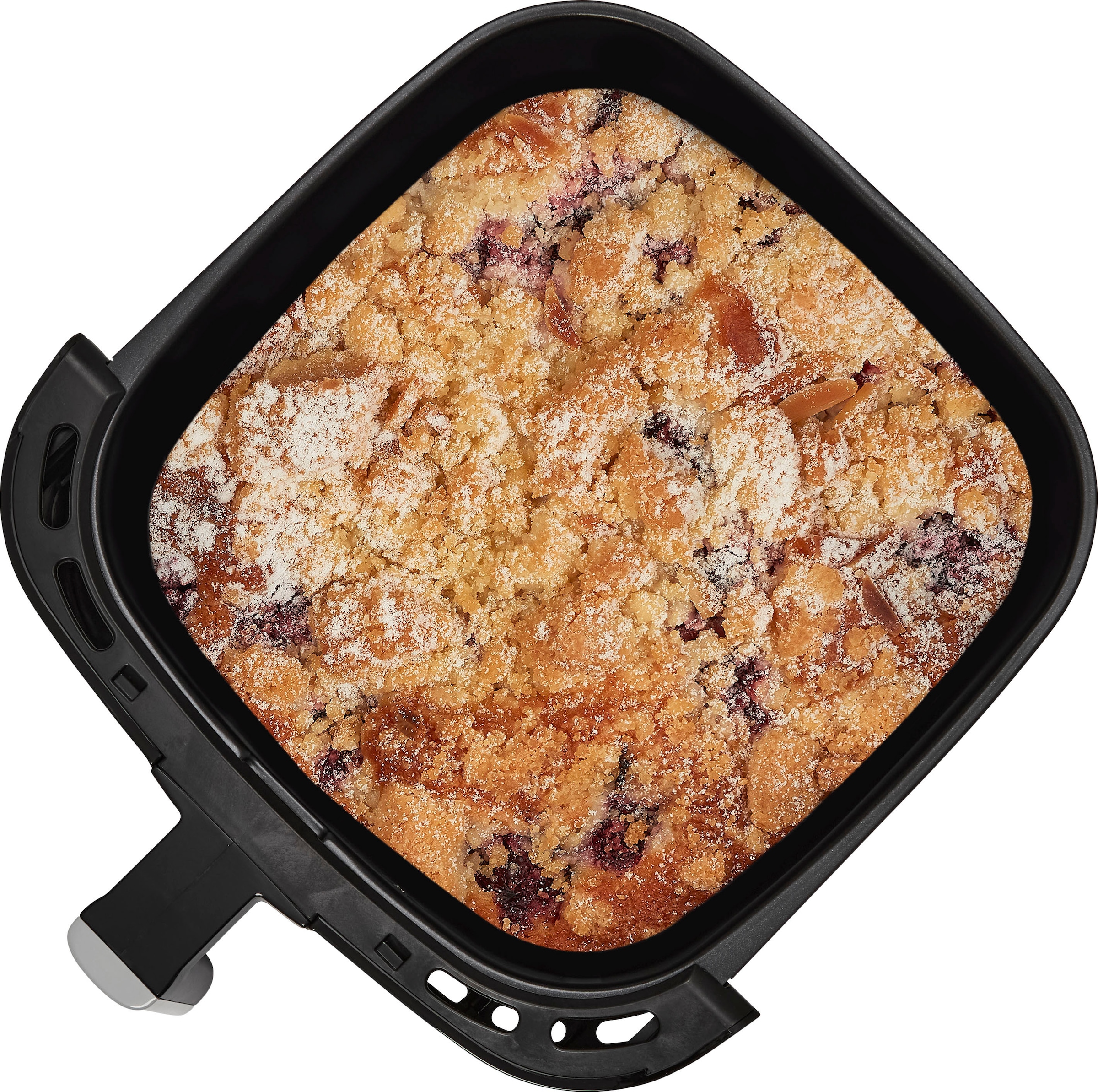 Medion® Heißluftfritteuse »mit 2 Heizelementen MD11750 P10 XL Duo, großer«, 2000 W, Fassungsvermögen 6,8 l, Frittierkorb; Nutzinhalt 6,3 L; Schüttelalarm, 9 Automatikprogramme