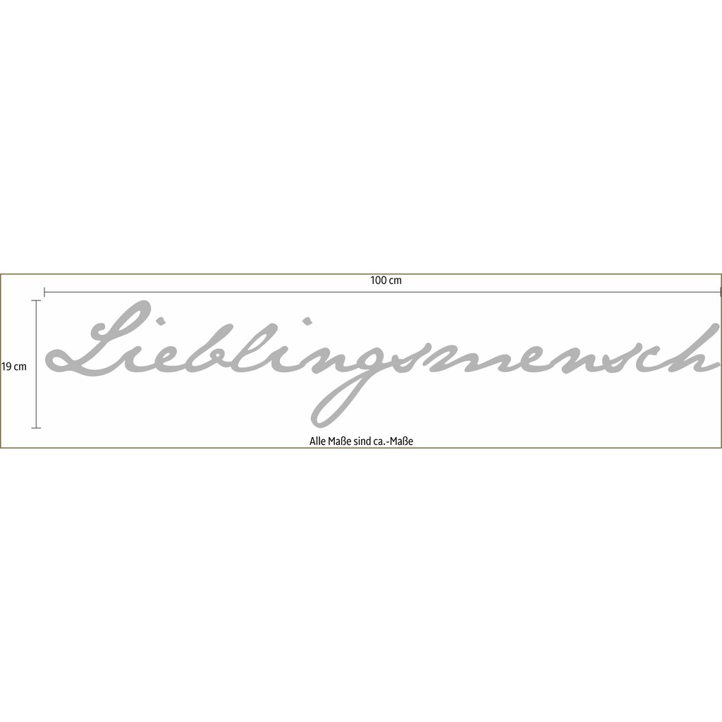 Wall-Art Wandtattoo »Geschenkidee Lieblingsmensch«