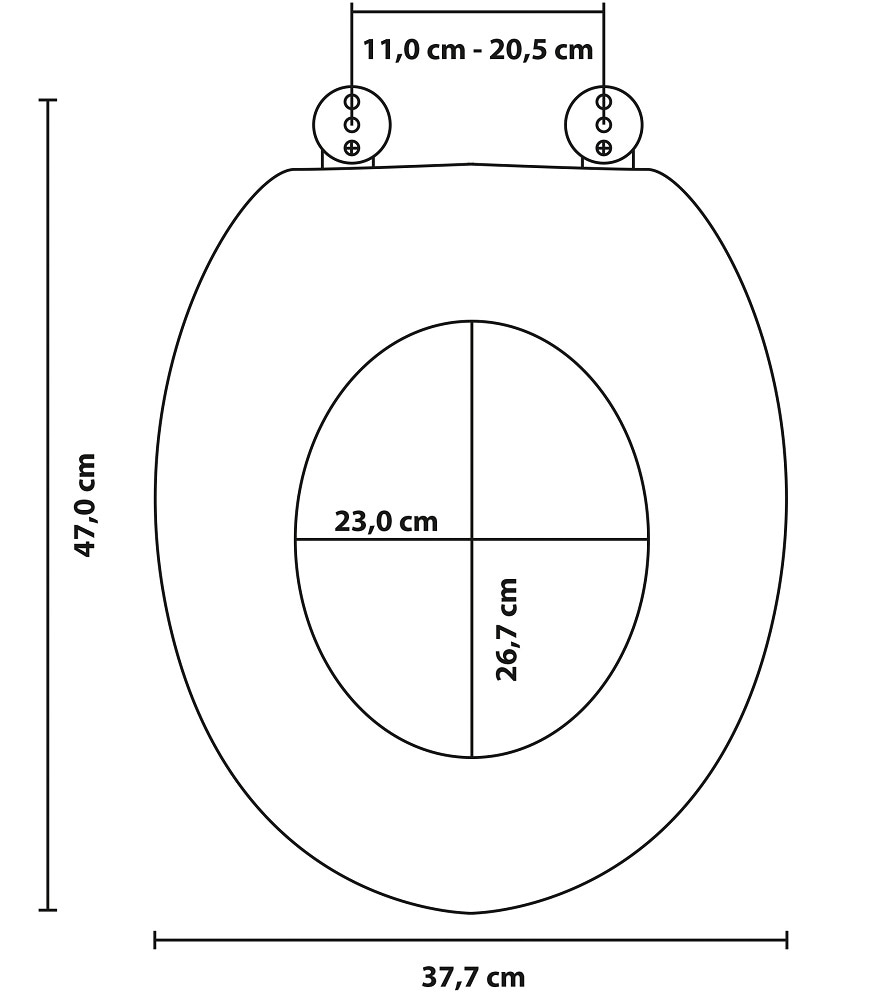 Sanilo WC-Sitz »Flat Bastia« mit Absenkautomatik