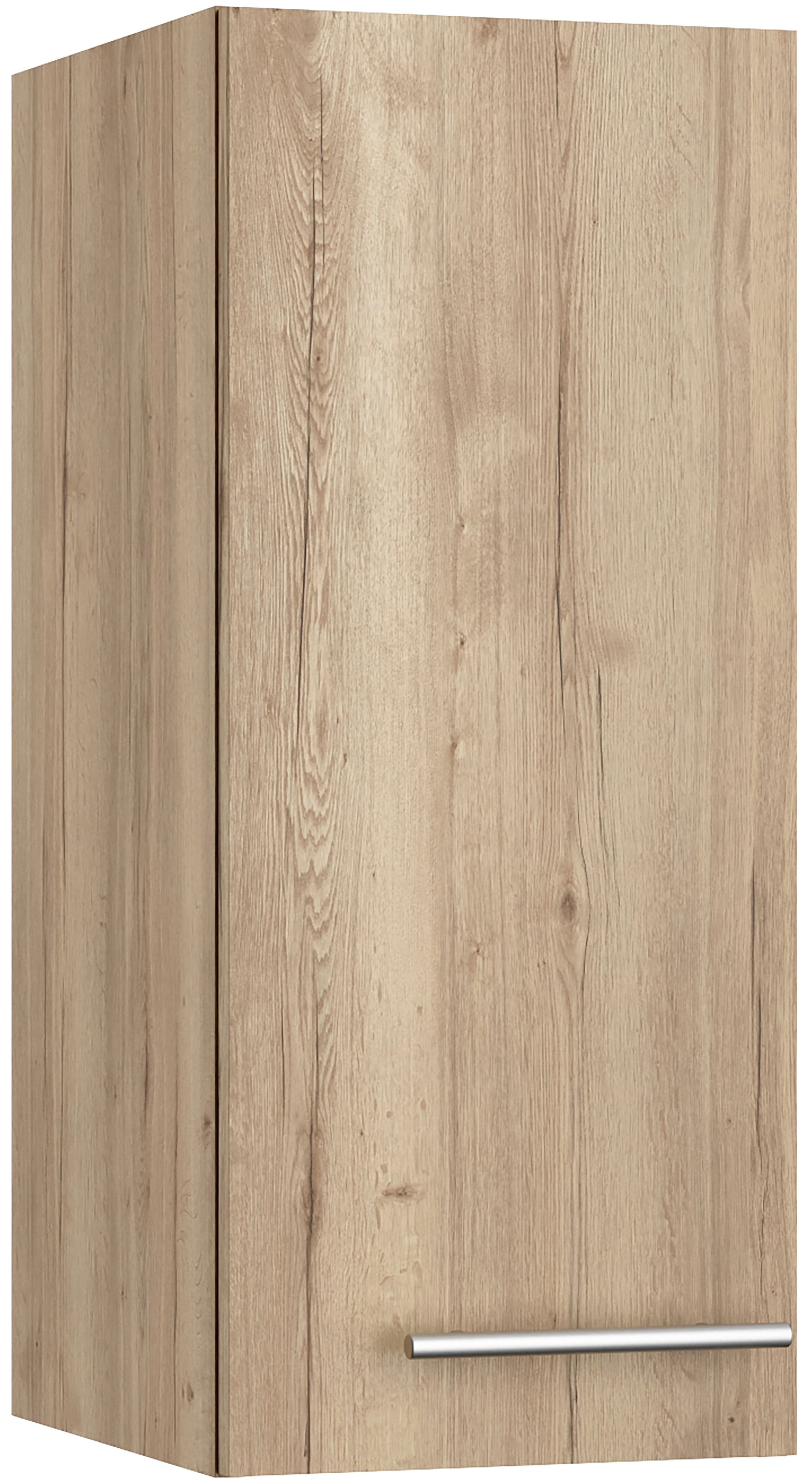 Hängeschrank OPTIFIT "Lilly", braun (wildeiche, wildeiche, wildeiche), B:30cm H:70,4cm T:34,6cm